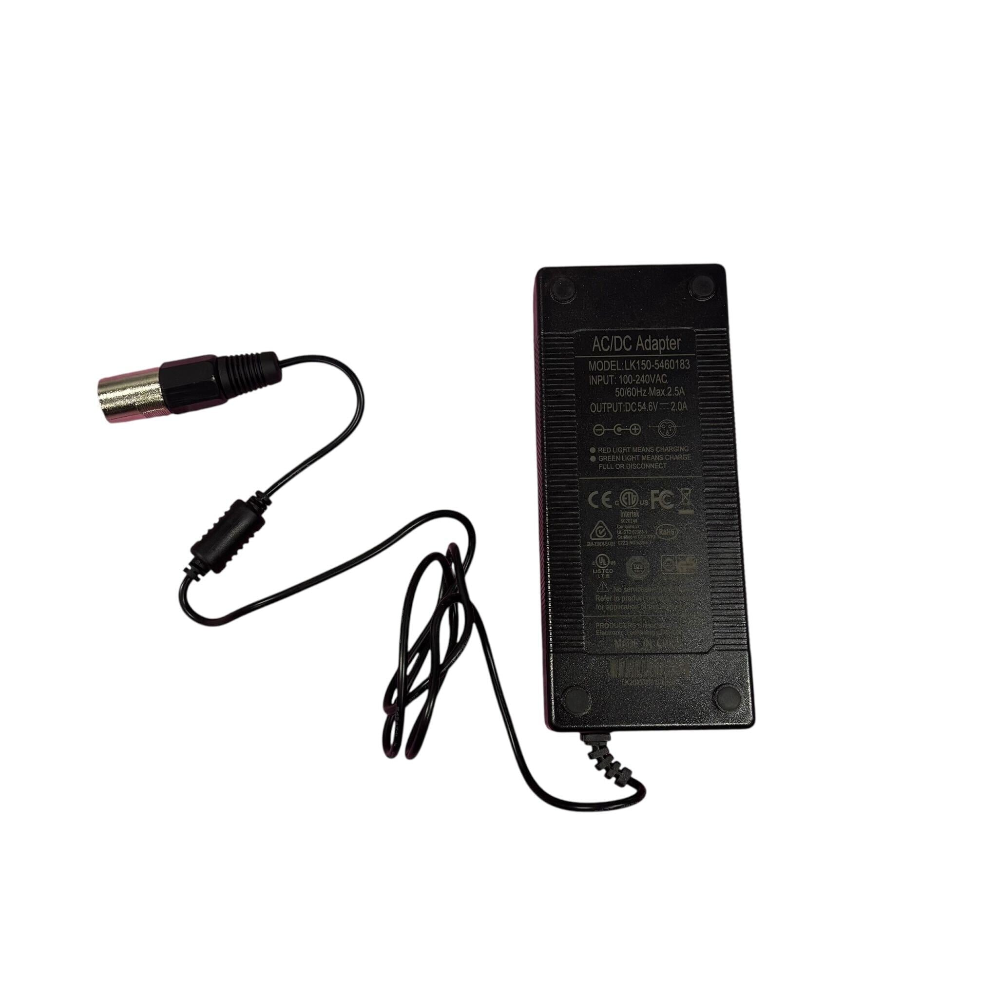 48V 2.5A Lead Acid Battery Charger For Electric Scooter, E-bike, Go Kart, Kids Quad