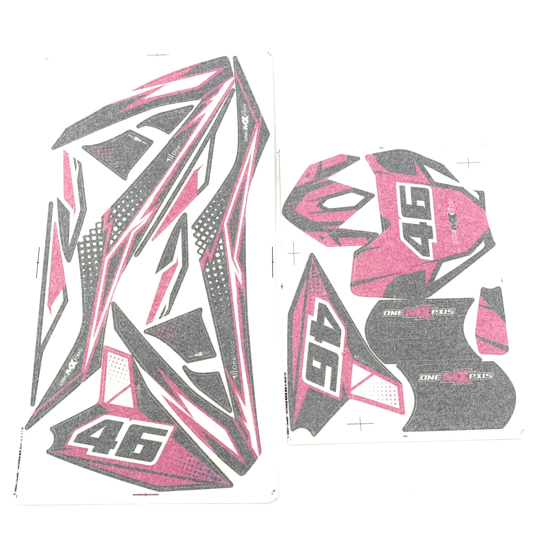 Replacement Stickers for Kids Ride on's - 49CC Dirt Bike 2 Stroke - On ...