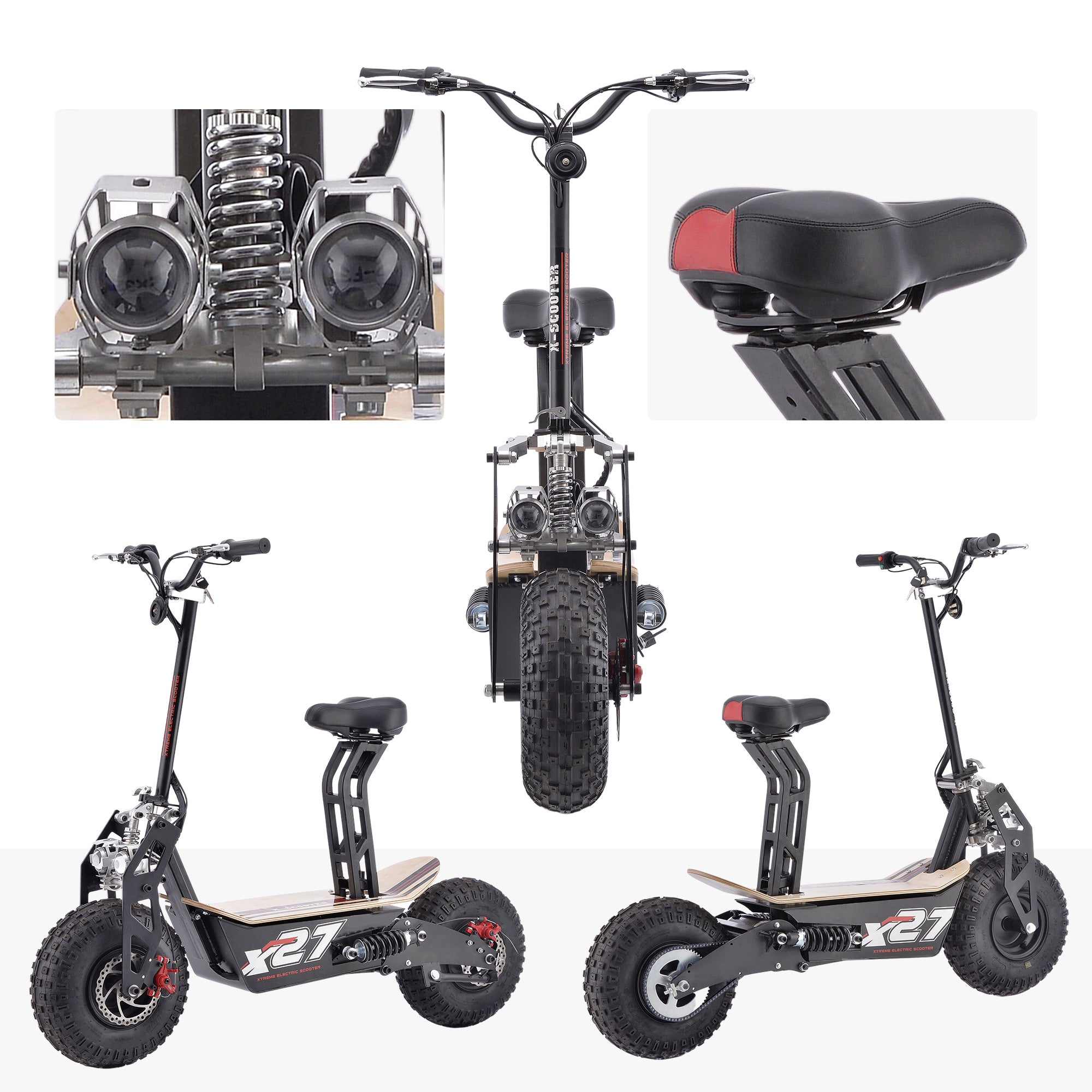 OneScooter EX5S | 48 V | 1600 W | Elektroroller - vormontiert