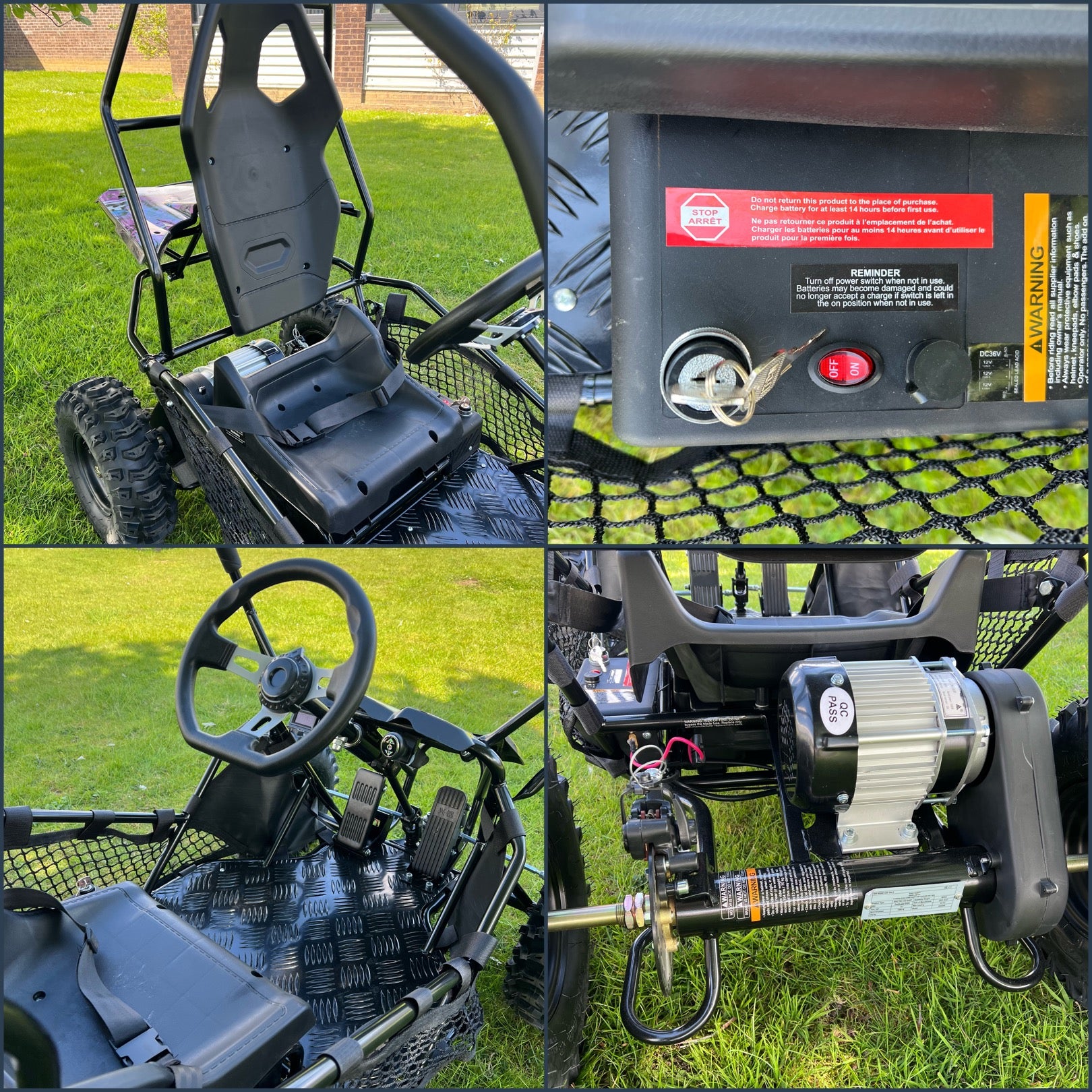 OneBuggy™ | EX2S | 1000 W | 36 V | Elektrischer UTV-Buggy