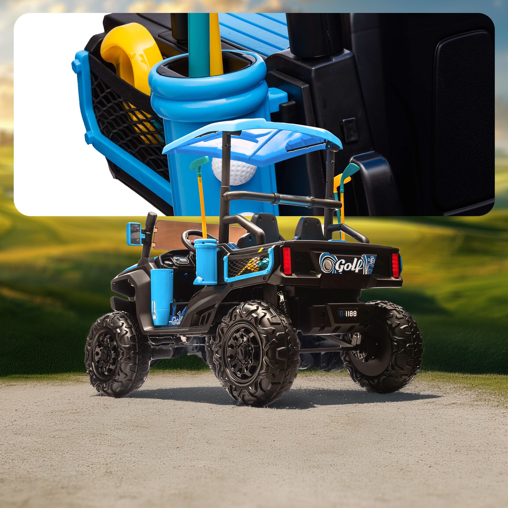 Electric ride on golf buggy online