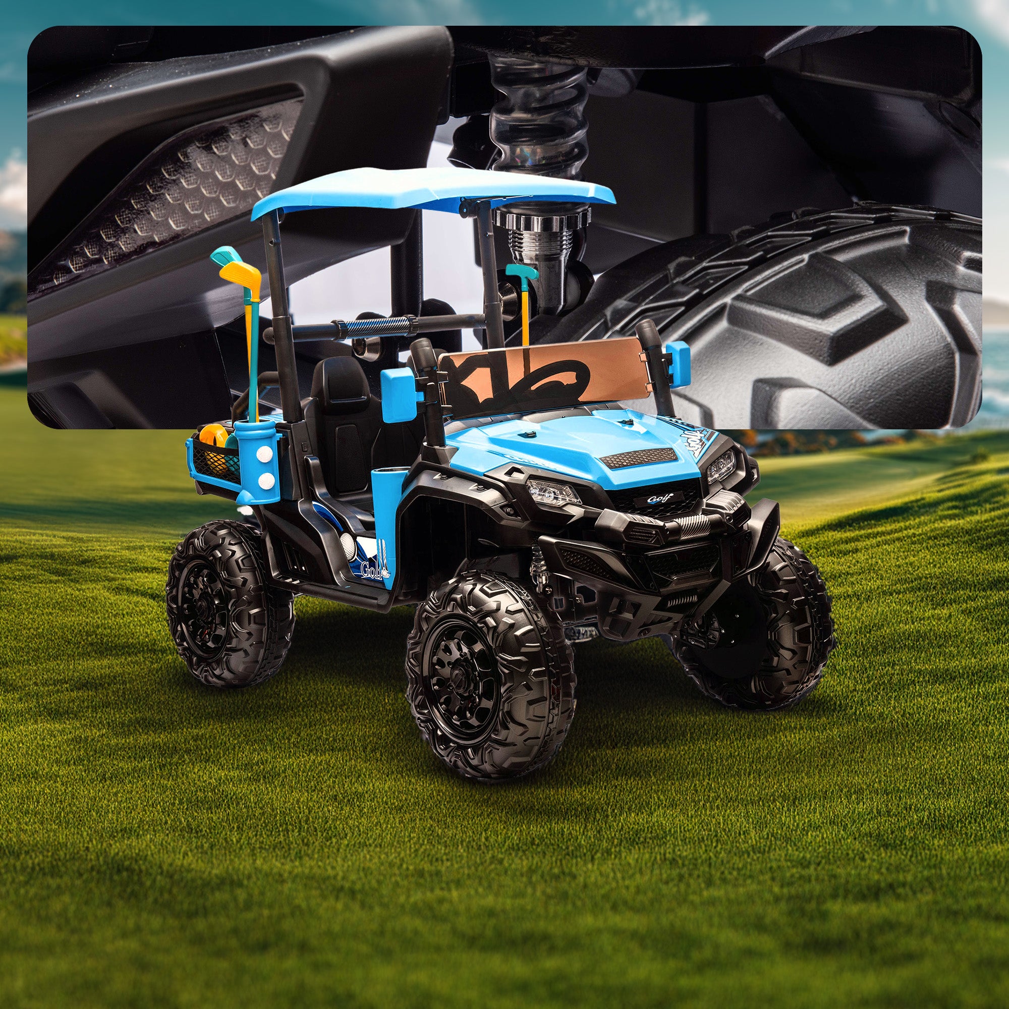 24 V GolfGator Kidz Elektrischer UTV-Golfbuggy