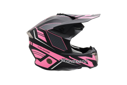 OneMoto Uno Series Helmet and Goggles Bundle - Adult Edition