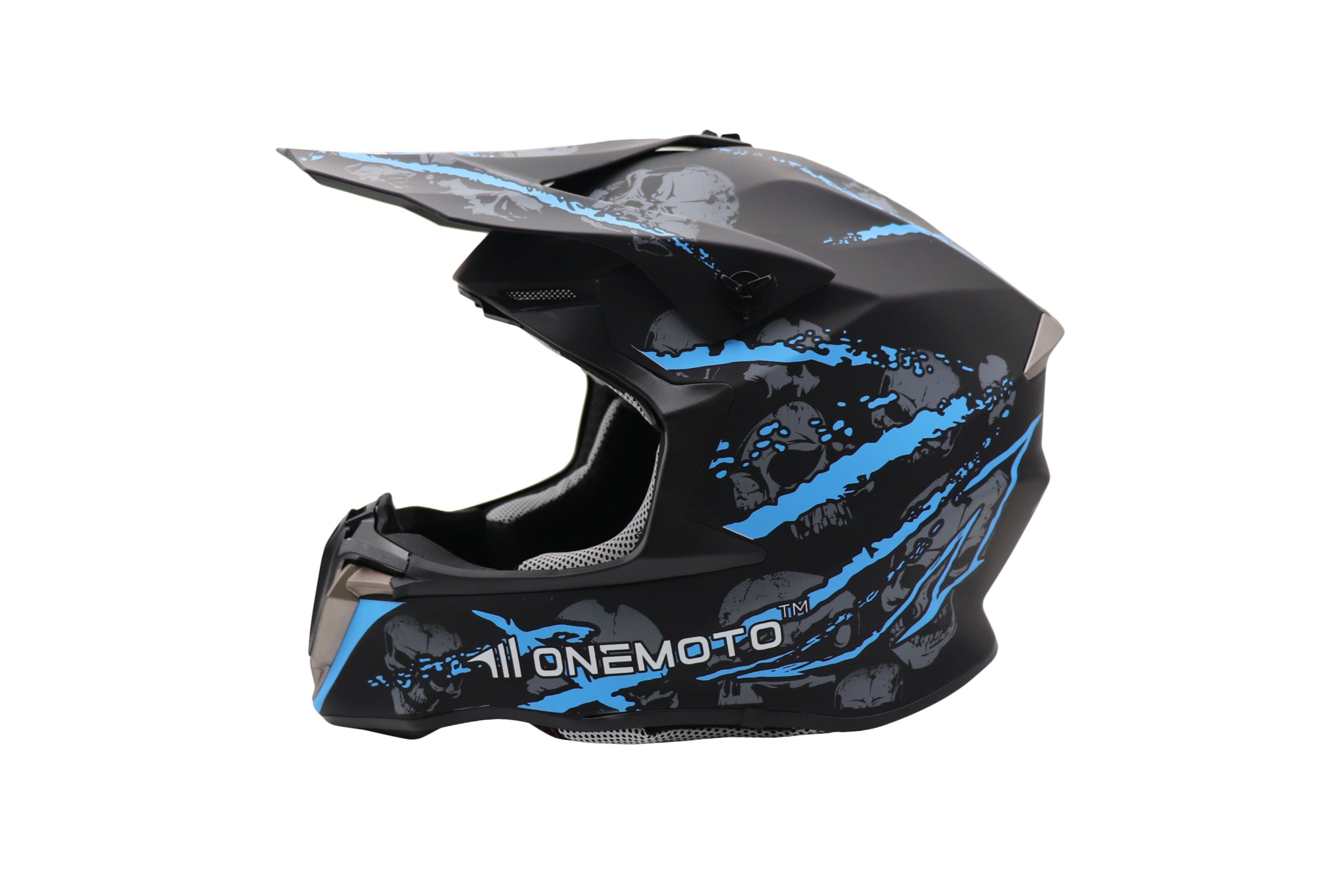 OneMoto Uno Series Helmet and Goggles Bundle - Adult Edition
