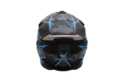 OneMoto Uno Series Helmet and Goggles Bundle - Adult Edition