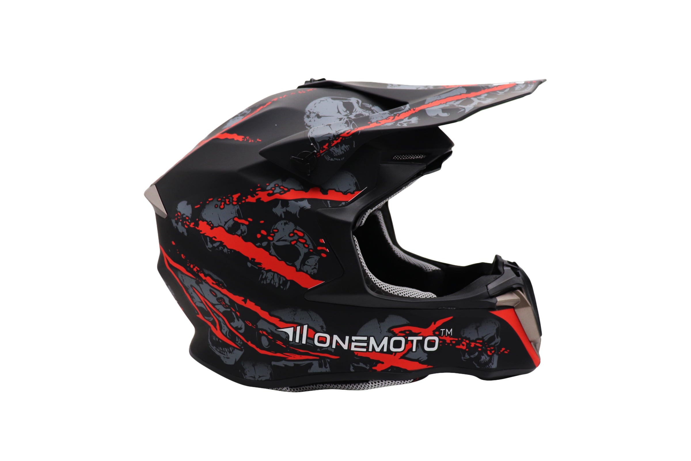 OneMoto Uno Series Helmet and Goggles Bundle - Adult Edition