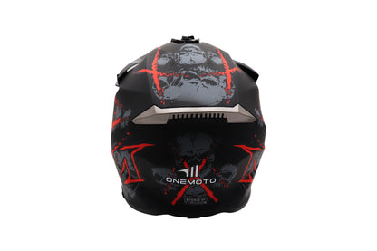 OneMoto Uno Series Helmet and Goggles Bundle - Adult Edition