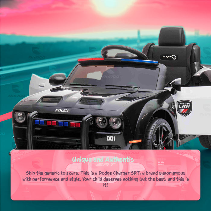 Kids 12V Dodge Charger SRT: The Ultimate Toy Car for Young Officers! —  RiiRoo