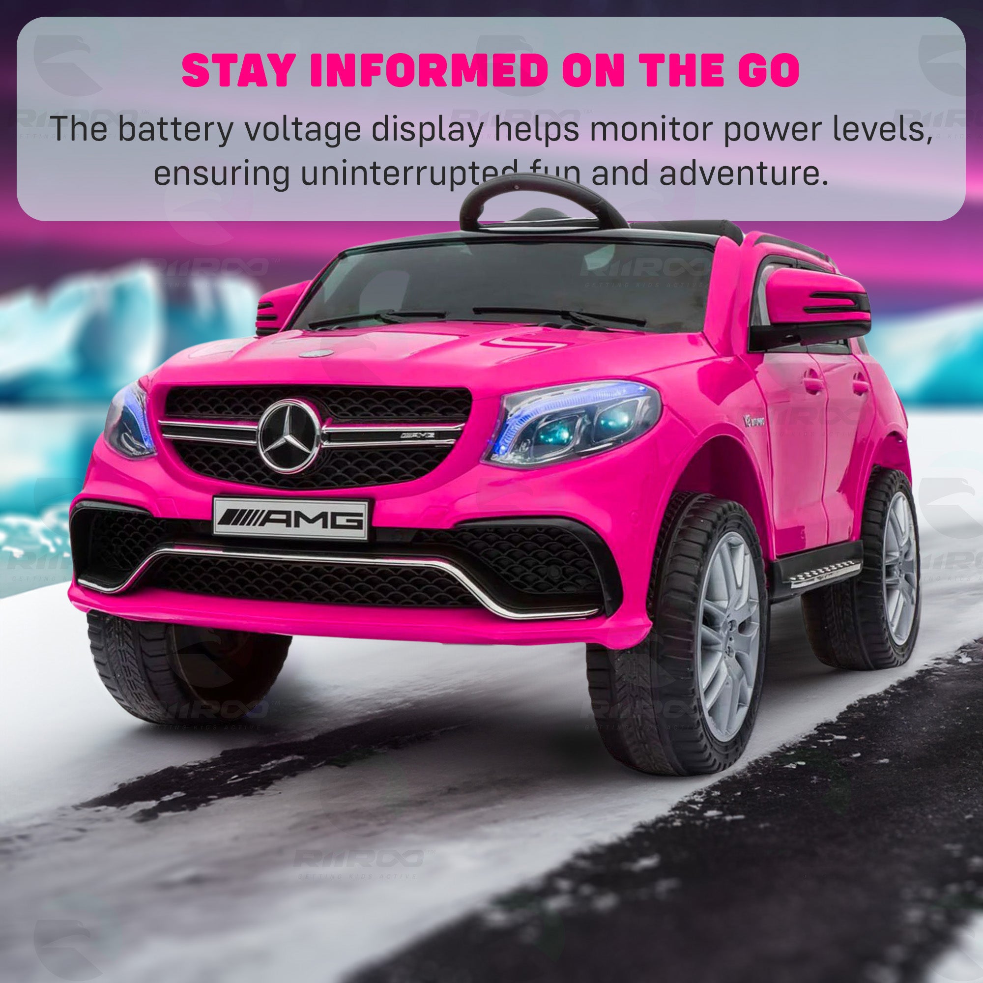 Mercedes pink ride selling on