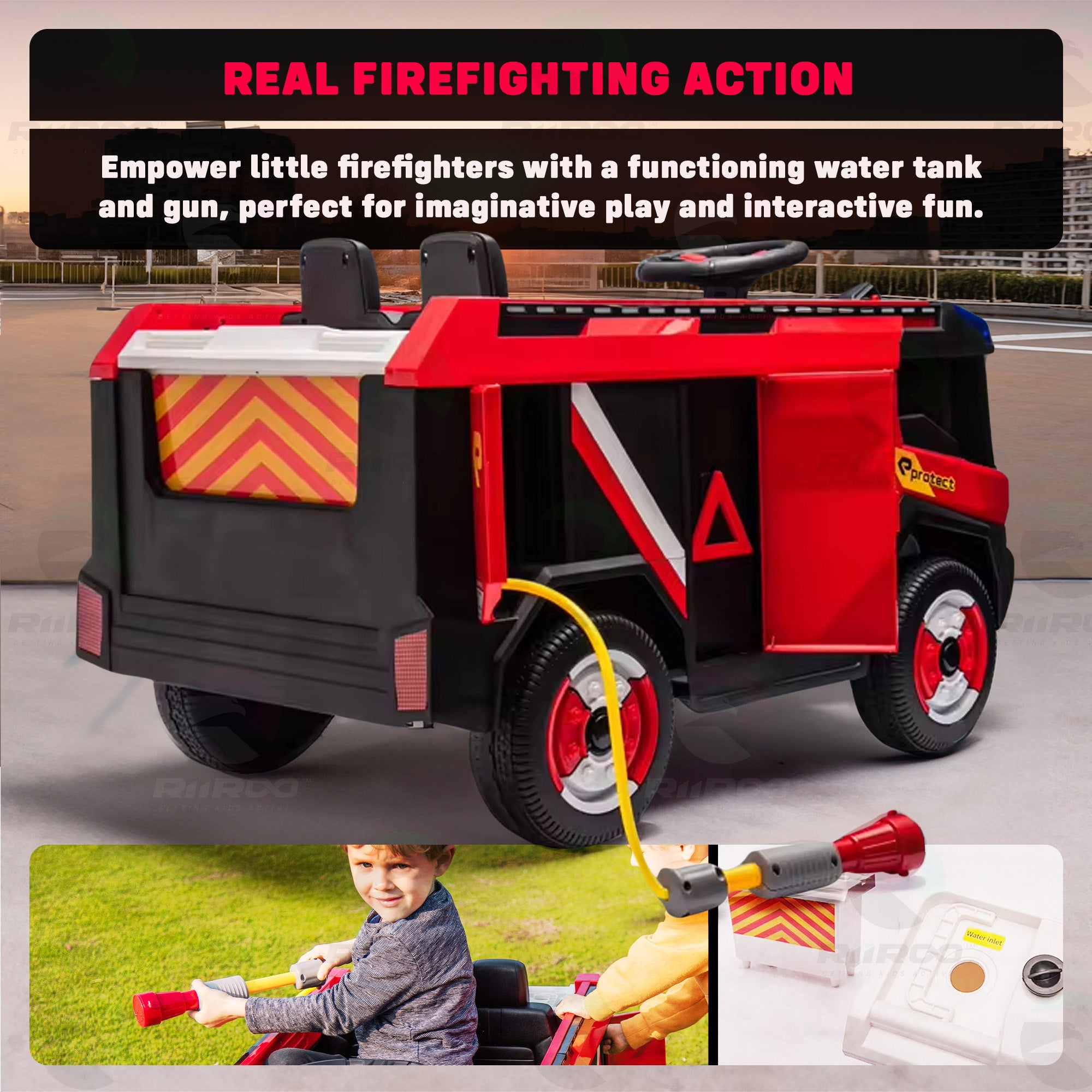 Lil rider fire truck online