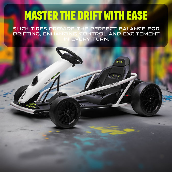 RiiRoo MaxDriftz 12V Battery Electric Kids Go Kart
