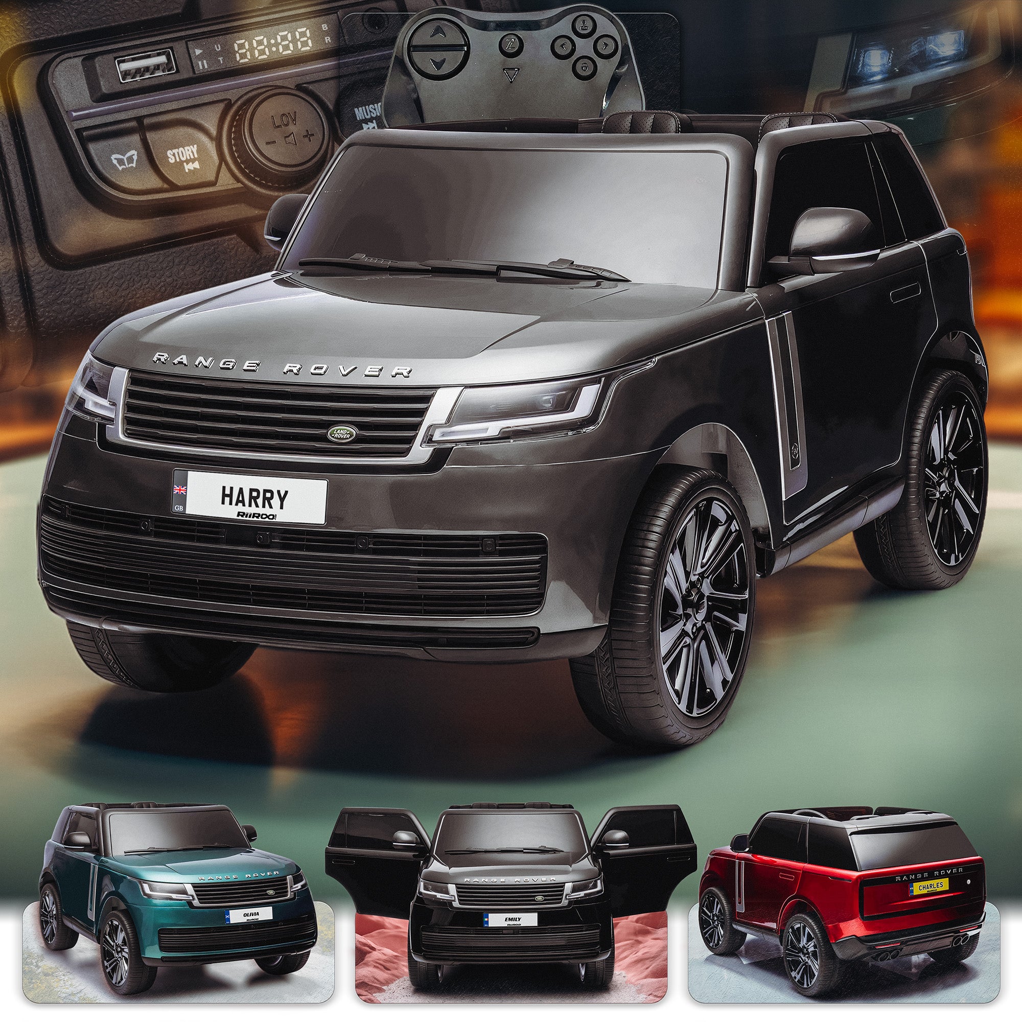 Range rover ride on toy on sale