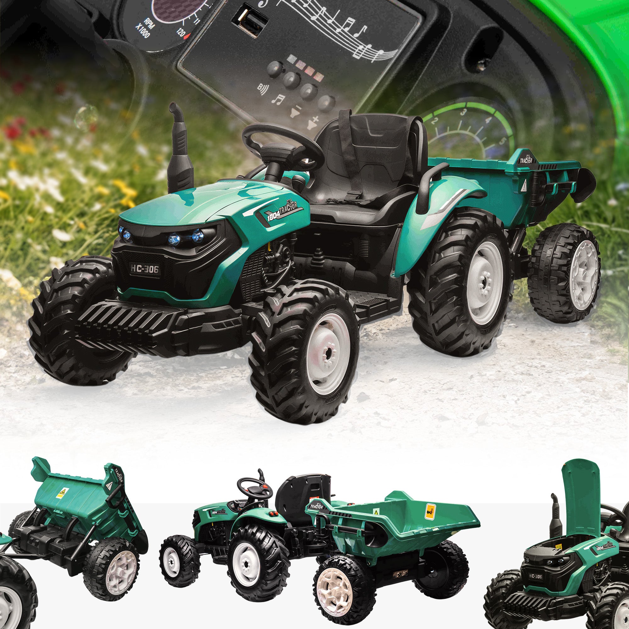 24v Tractor and Trailer Model - DISPLAY MODEL
