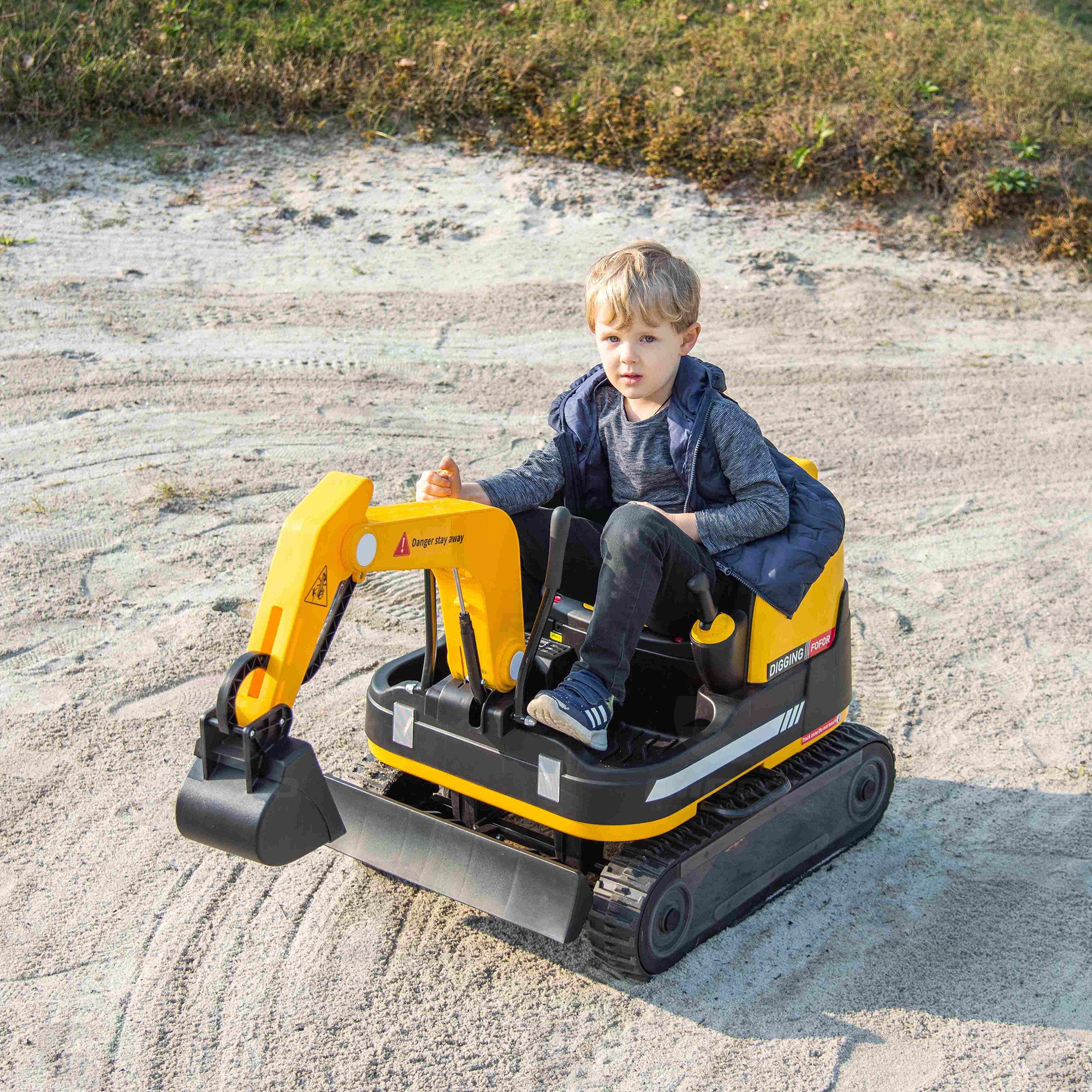 Sit on digger on sale