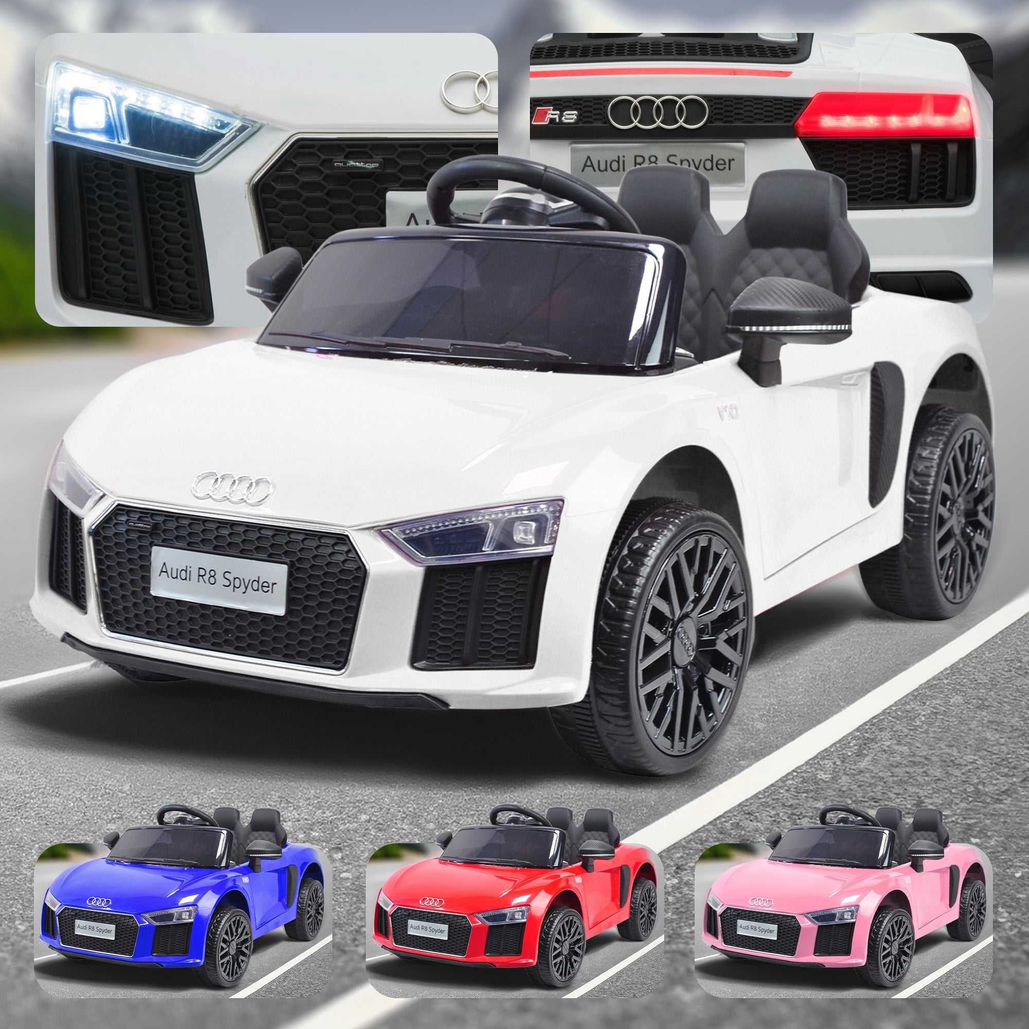 audi r8 spyder kid car