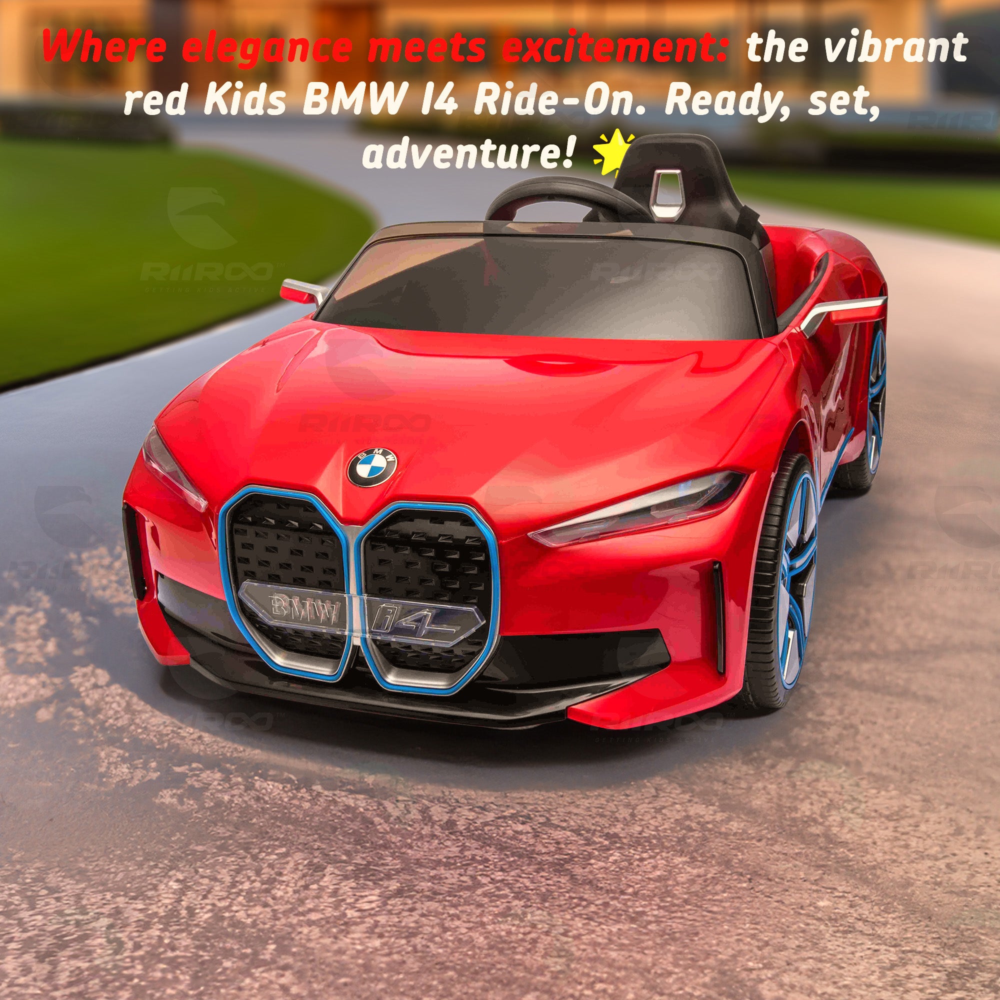 BMW I4 Licensed - Red - Ex-Display Model