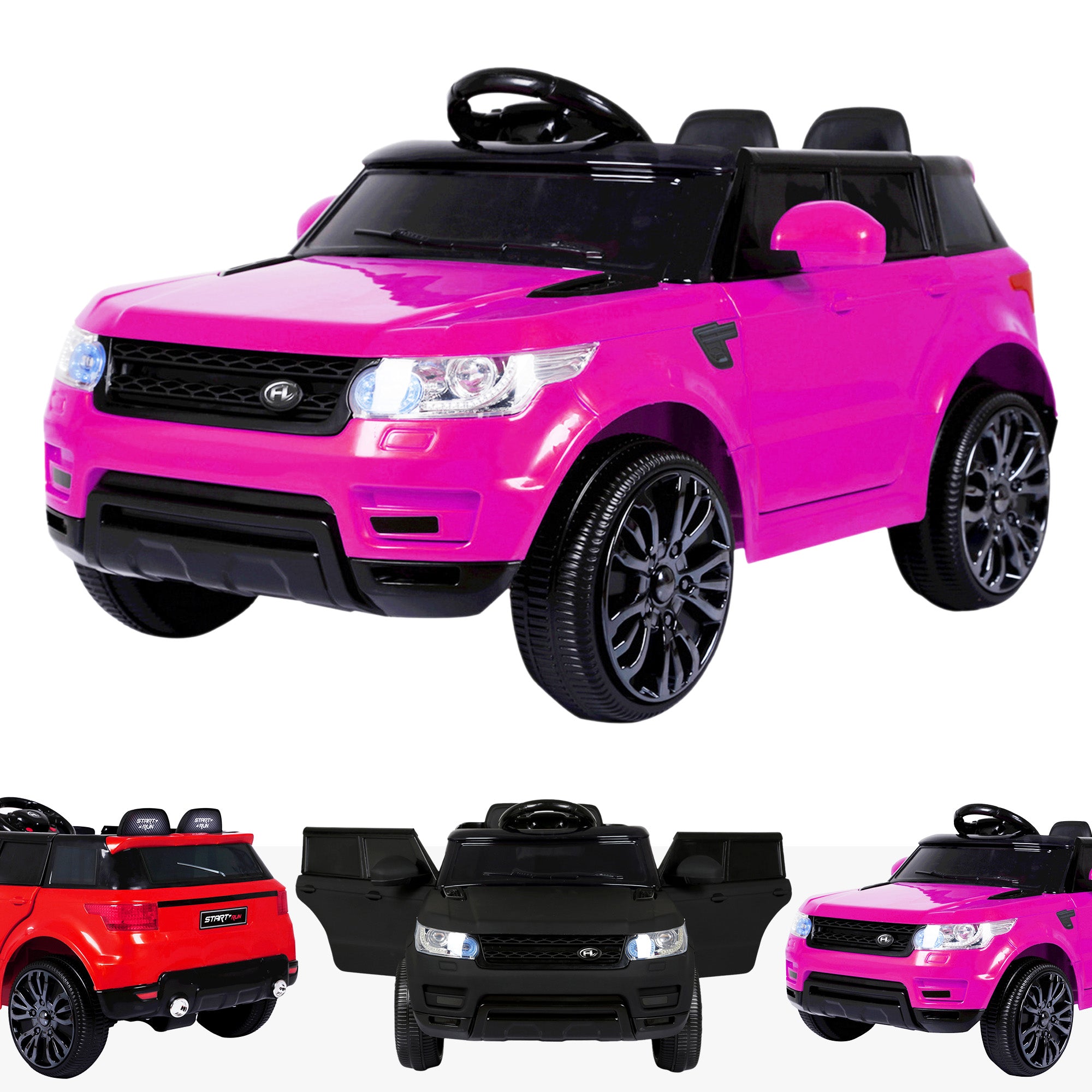 Pink electric car for 7 year old on sale