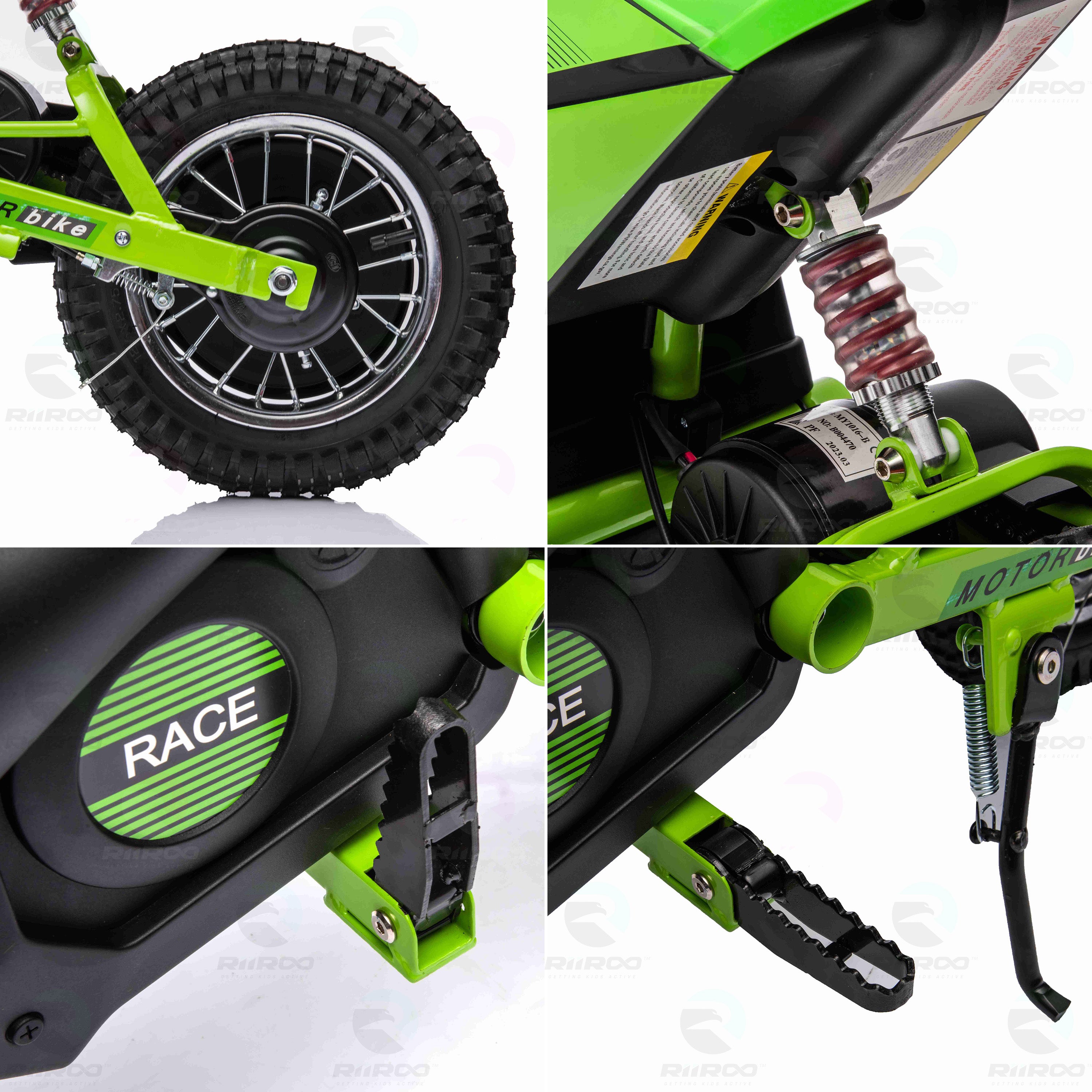 24V RiiRoo 250W Battery Electric Kids Dirt Motorbike Ride On