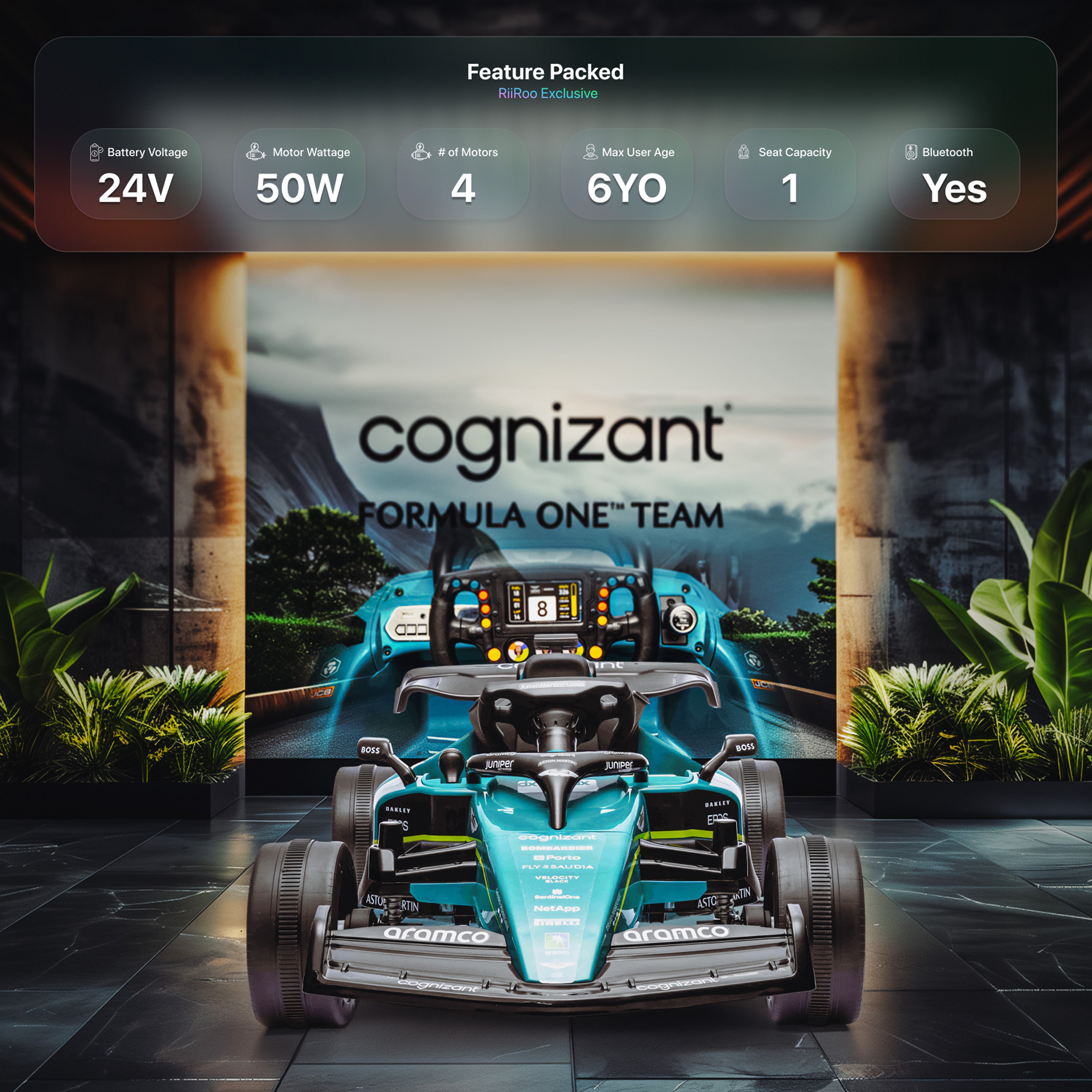 24V Licensed Aston Martin Cognizant Aramco Formula One Team