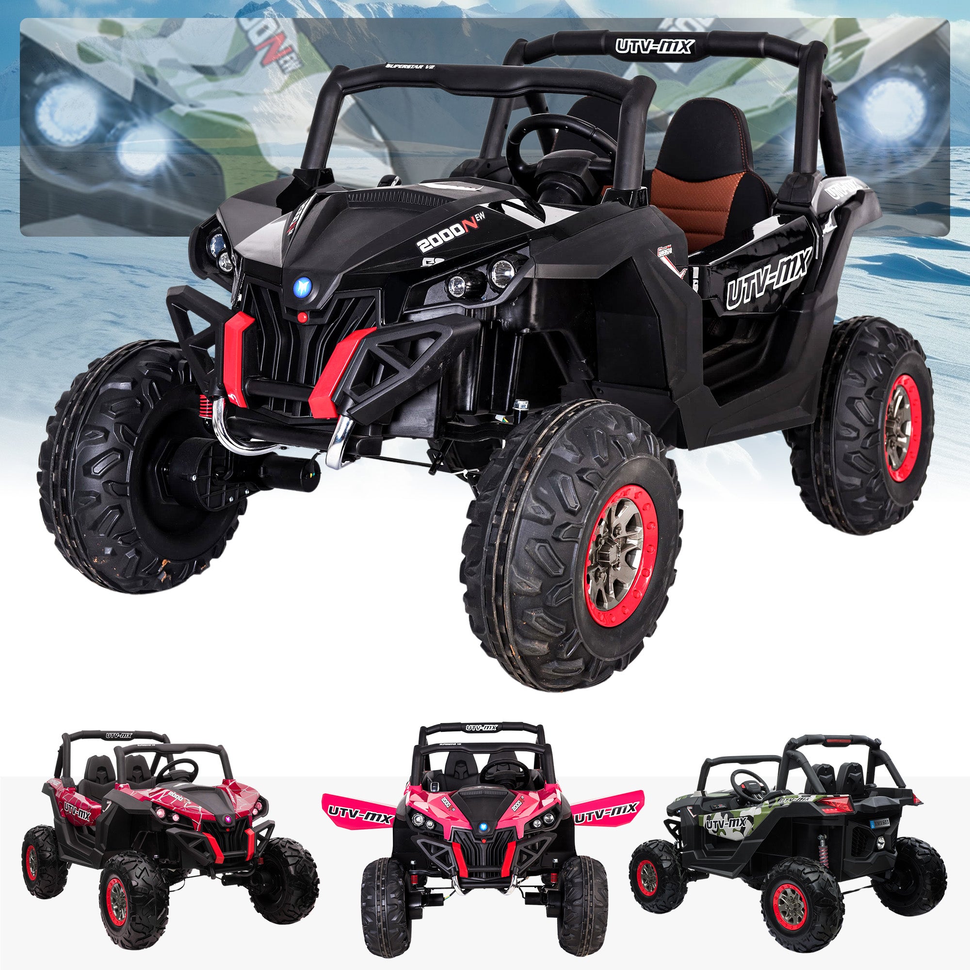 Kid Motorz 12V store Monster Quad Ride-On Vehicle