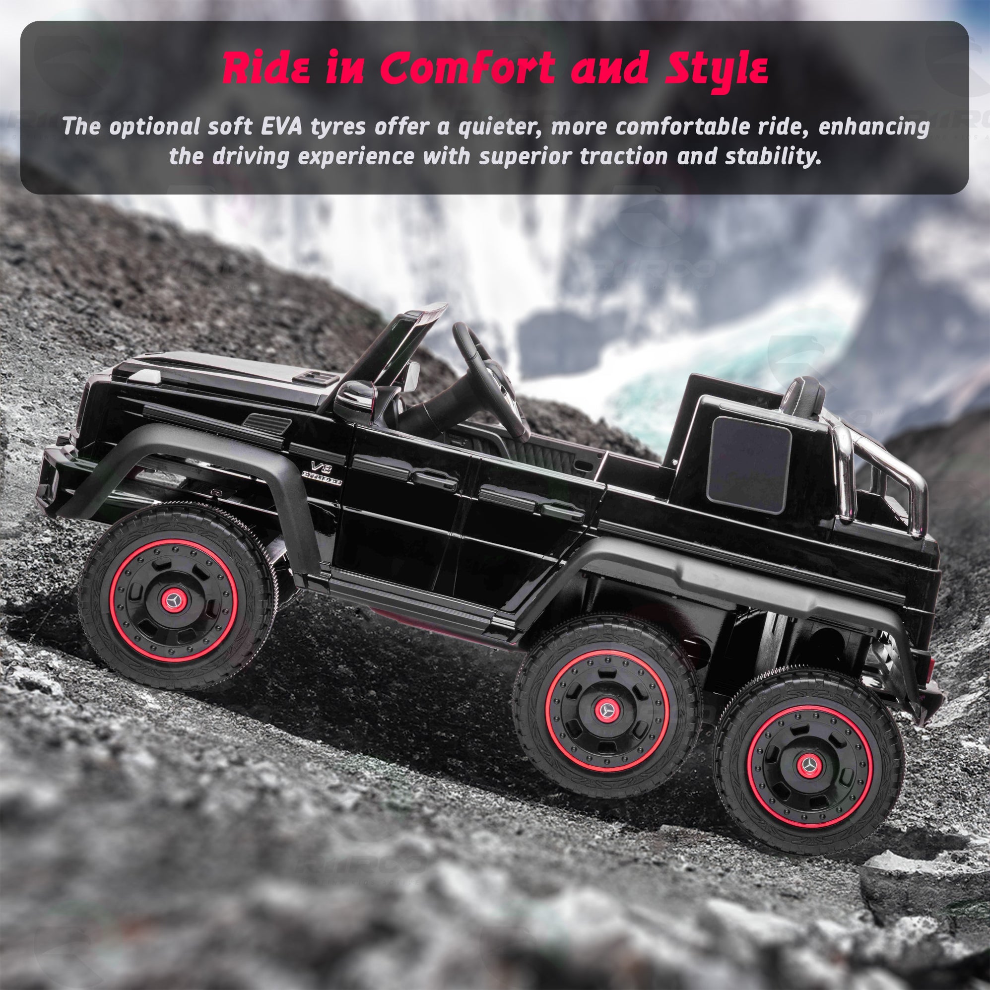 Mercedes Benz G63 AMG 6X6 - 12V Battery Electric — RiiRoo