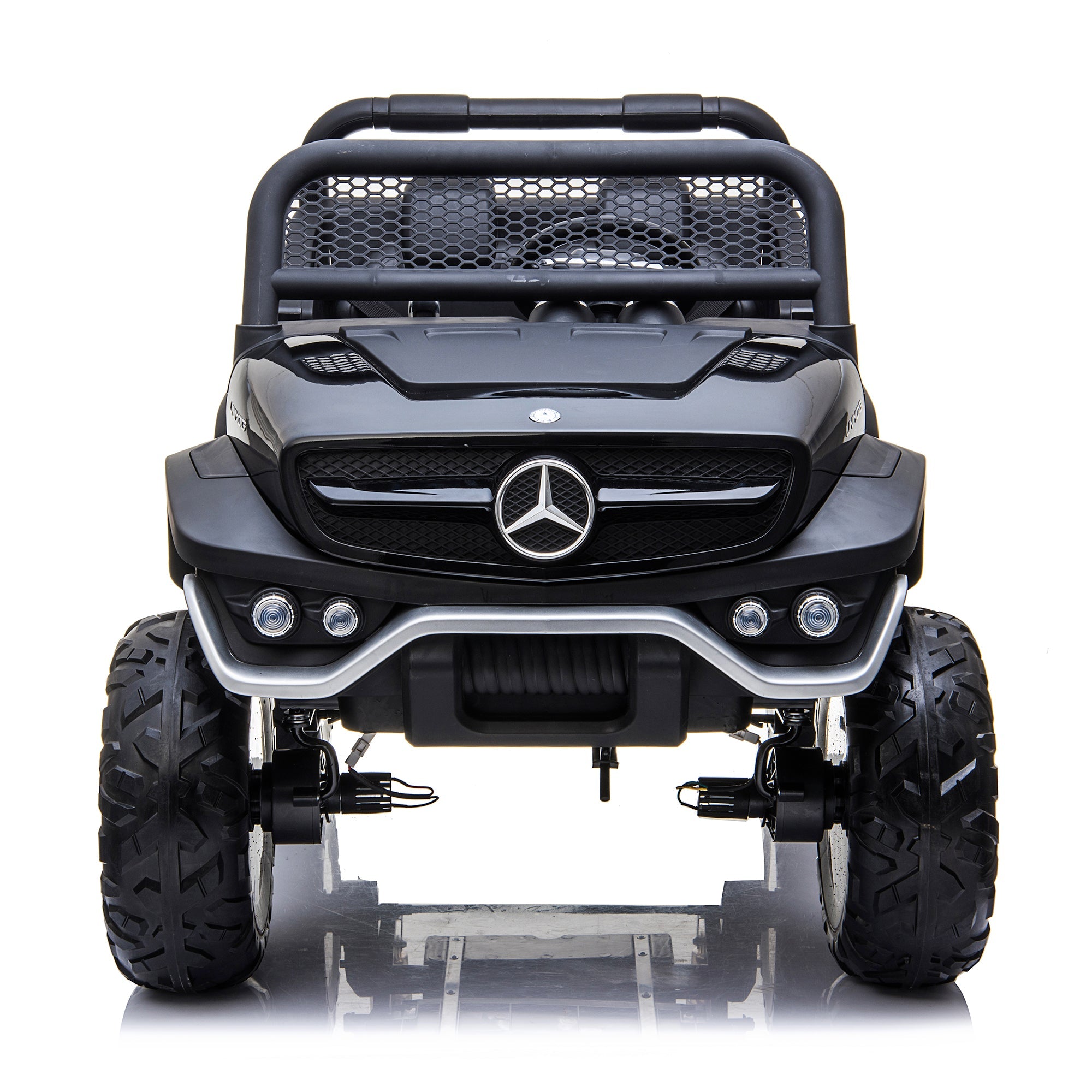 24V Mercedes Benz UniMog Black - Pre-Assembled