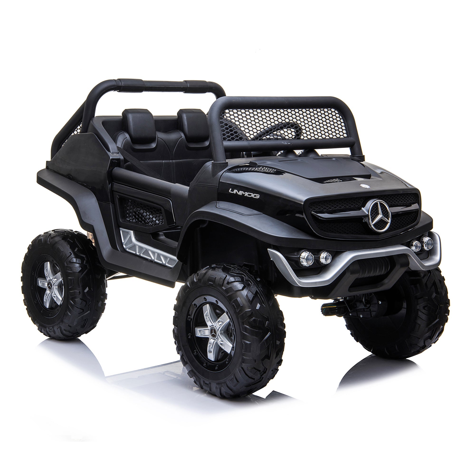 24V Mercedes Benz UniMog Black - Pre-Assembled