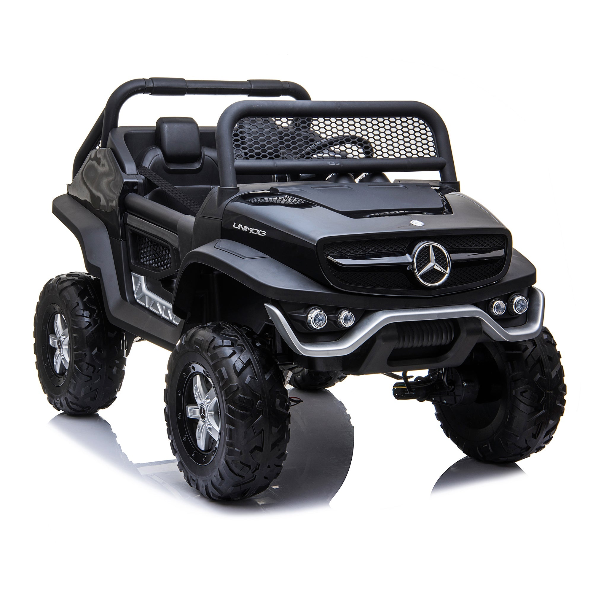 24V Mercedes Benz UniMog Black - Pre-Assembled