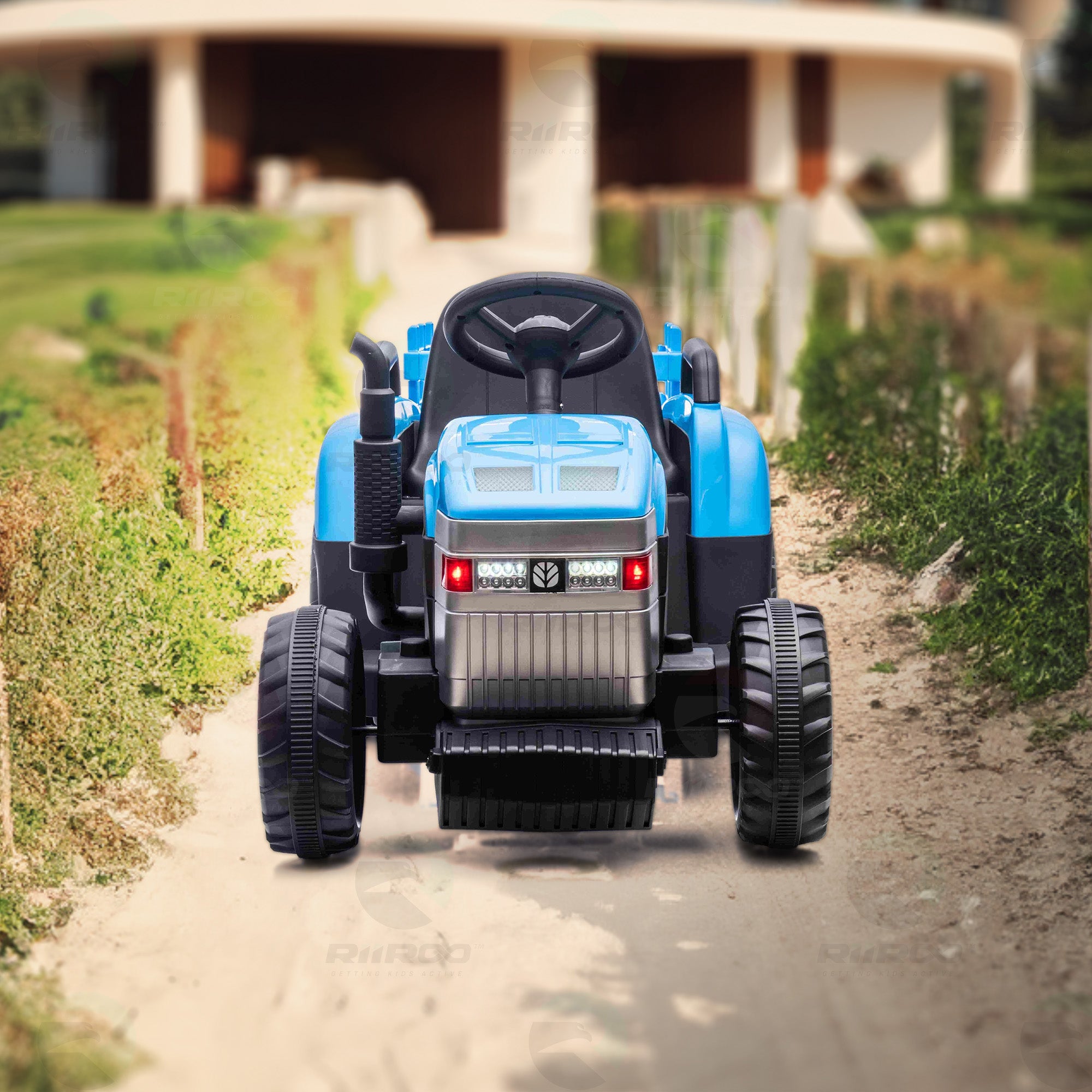 New Holland T7 Traktor mit Anhänger