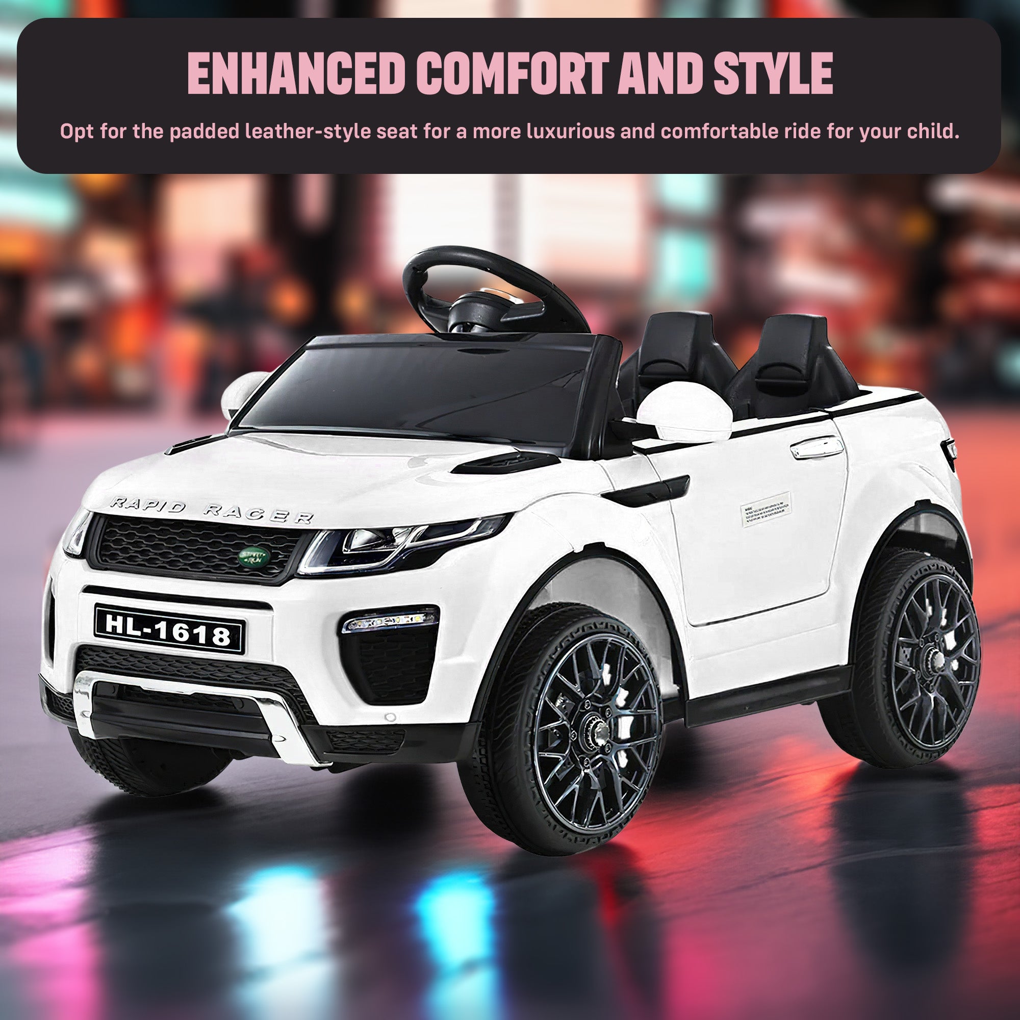 12V EvoqueRider Range Rover Style Kids Battery Electric Ride On Car RiiRoo