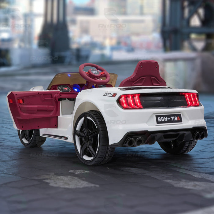 Ford Mustang GT Custom Edition 12V Kids Ride-On Car with R/C Parental