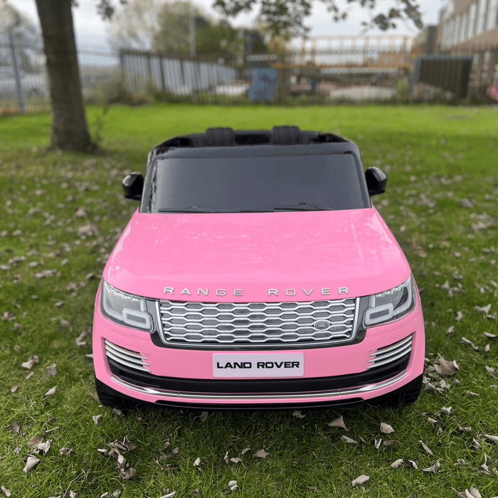 Range rover ride discount on car pink