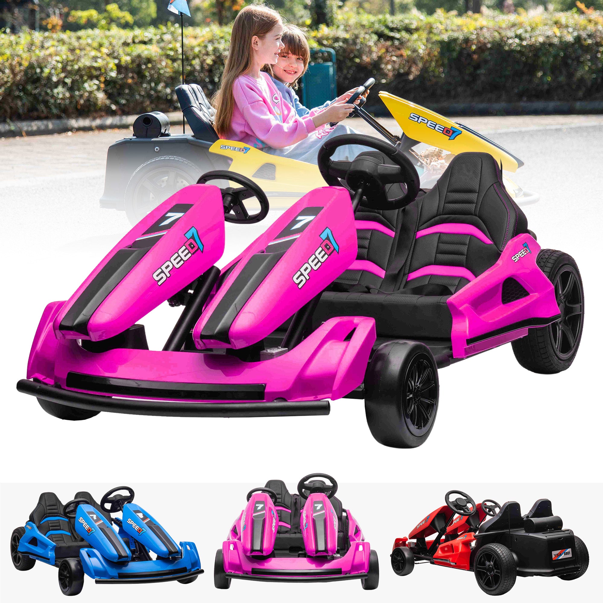 48V 2-Seater Ride on Toy: Ultimate Kids Electric Ride-On Fun! – RiiRoo