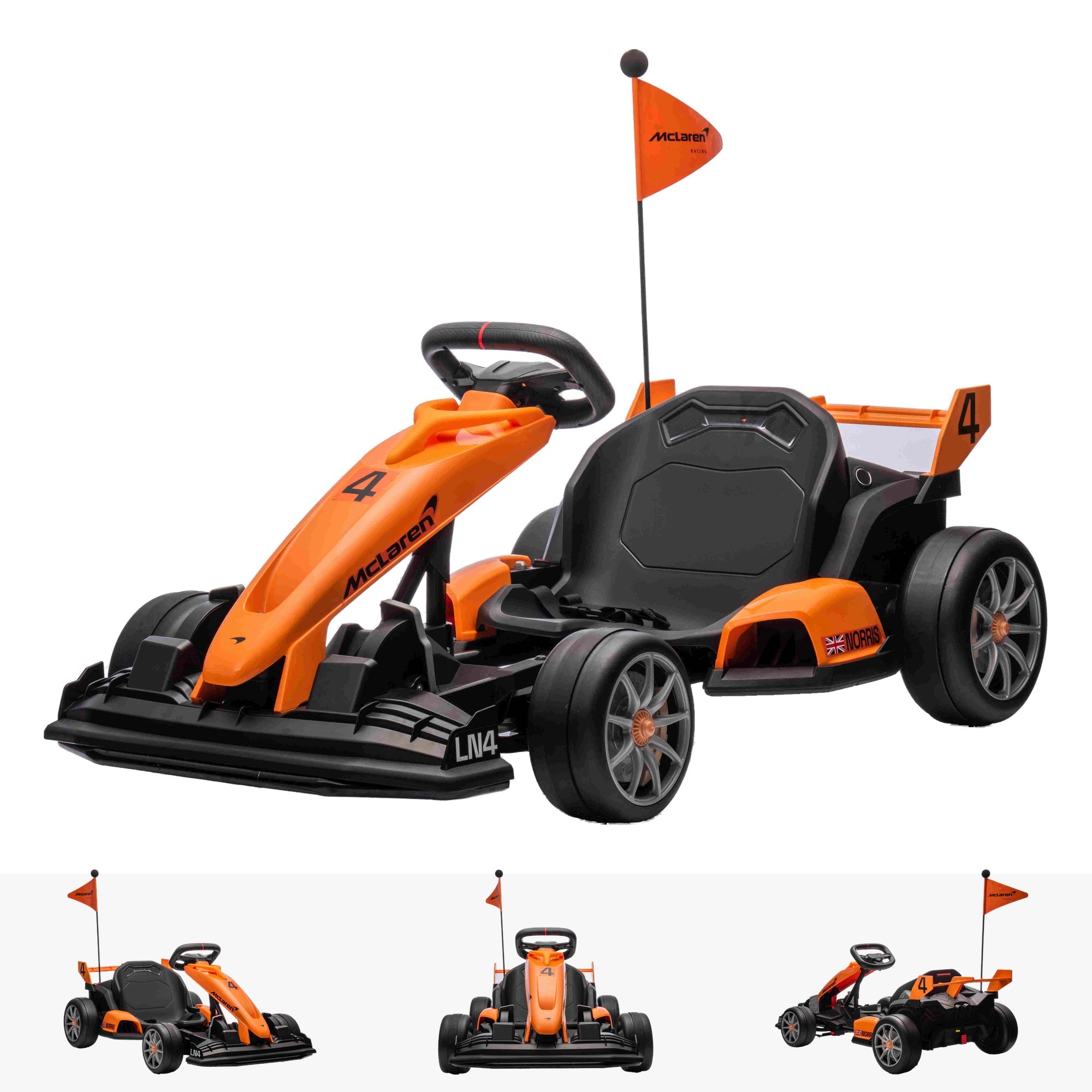 Official McLaren 24V Drift GO Kart with 400W Motors – RiiRoo
