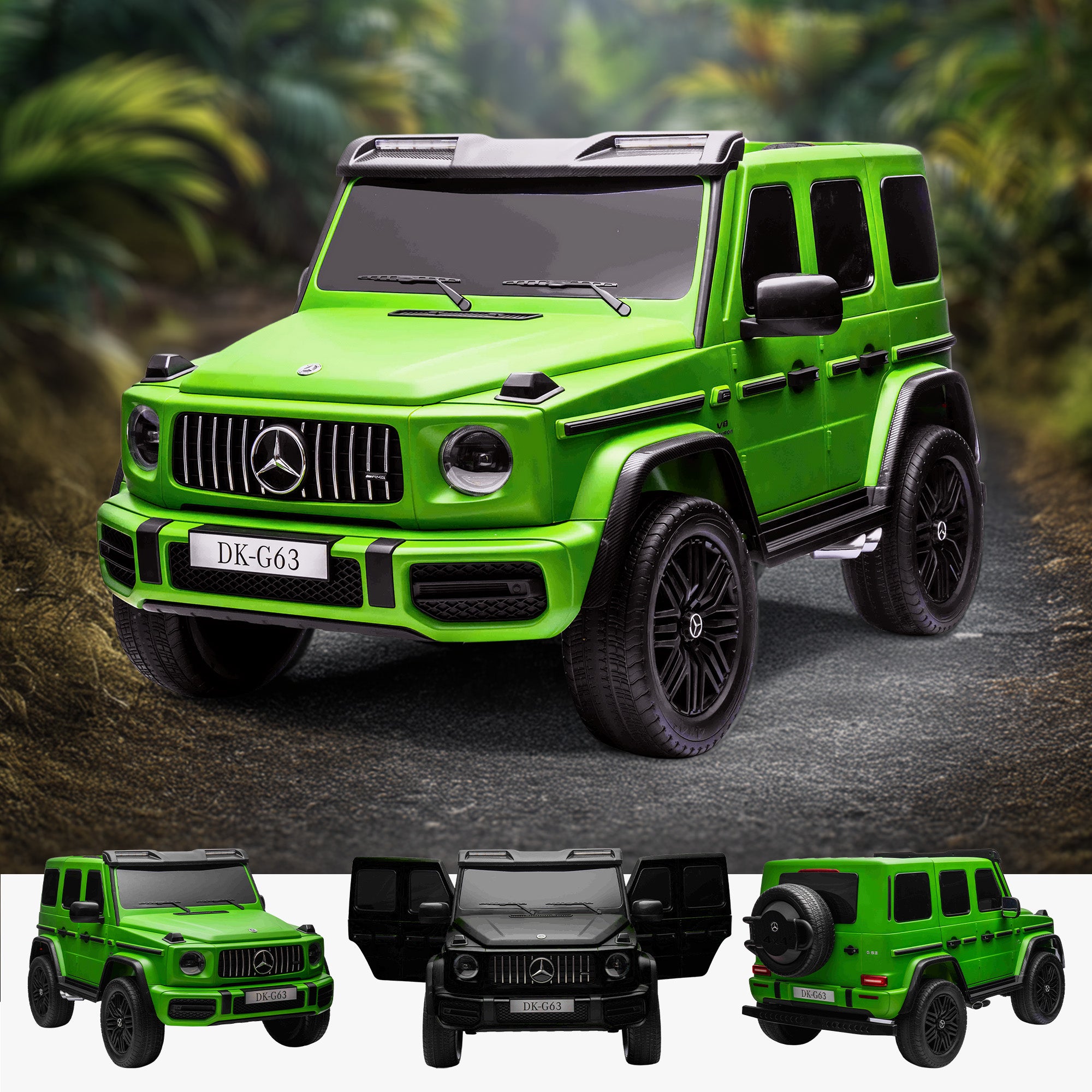 24V Mercedes G63 Prestige 2-Seater Kids Battery Electric Ride On Car ...