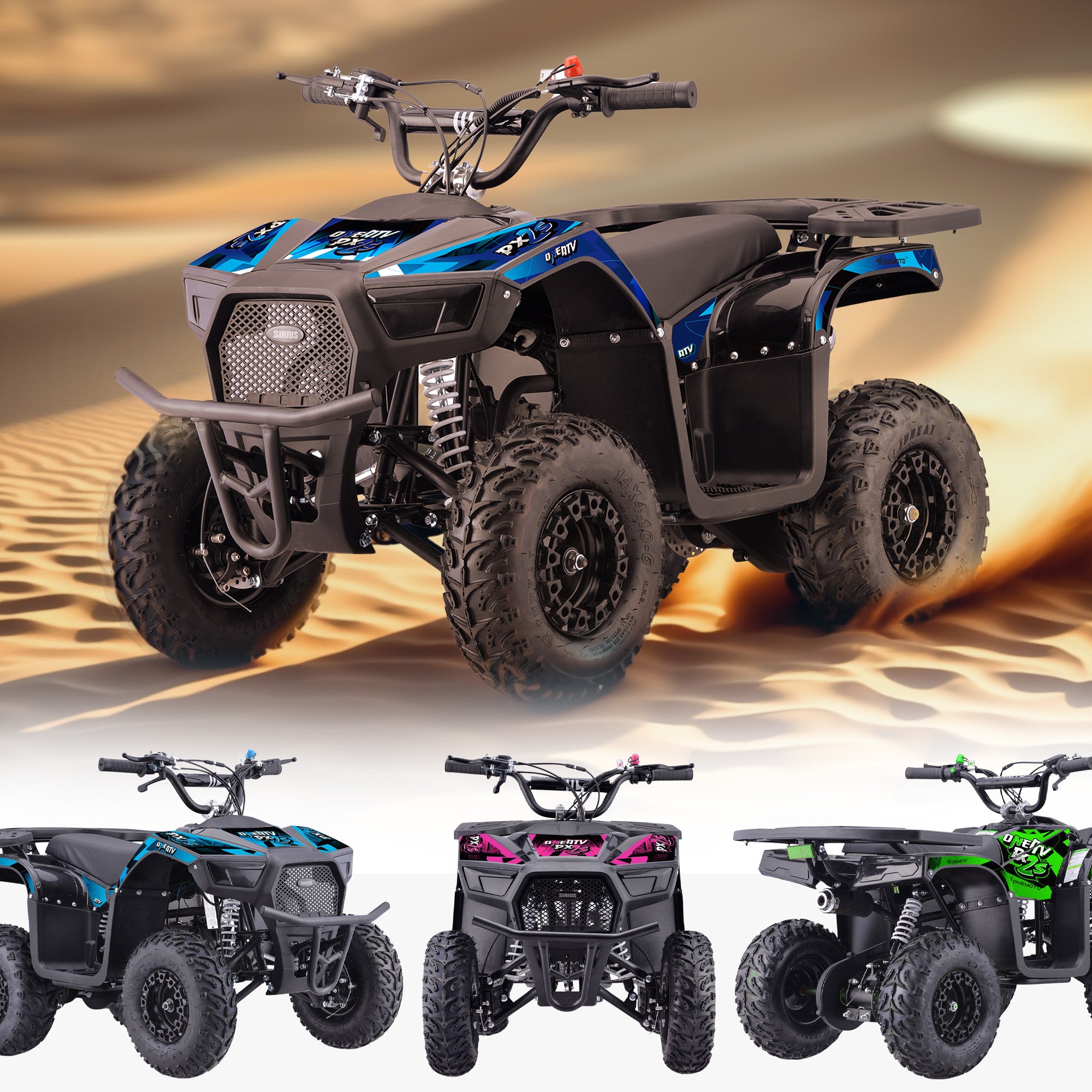 OneATV™ PX2S Youth ATV | 49cc Engine | Automatic Transmission | Off-Road  Adventure – RiiRoo