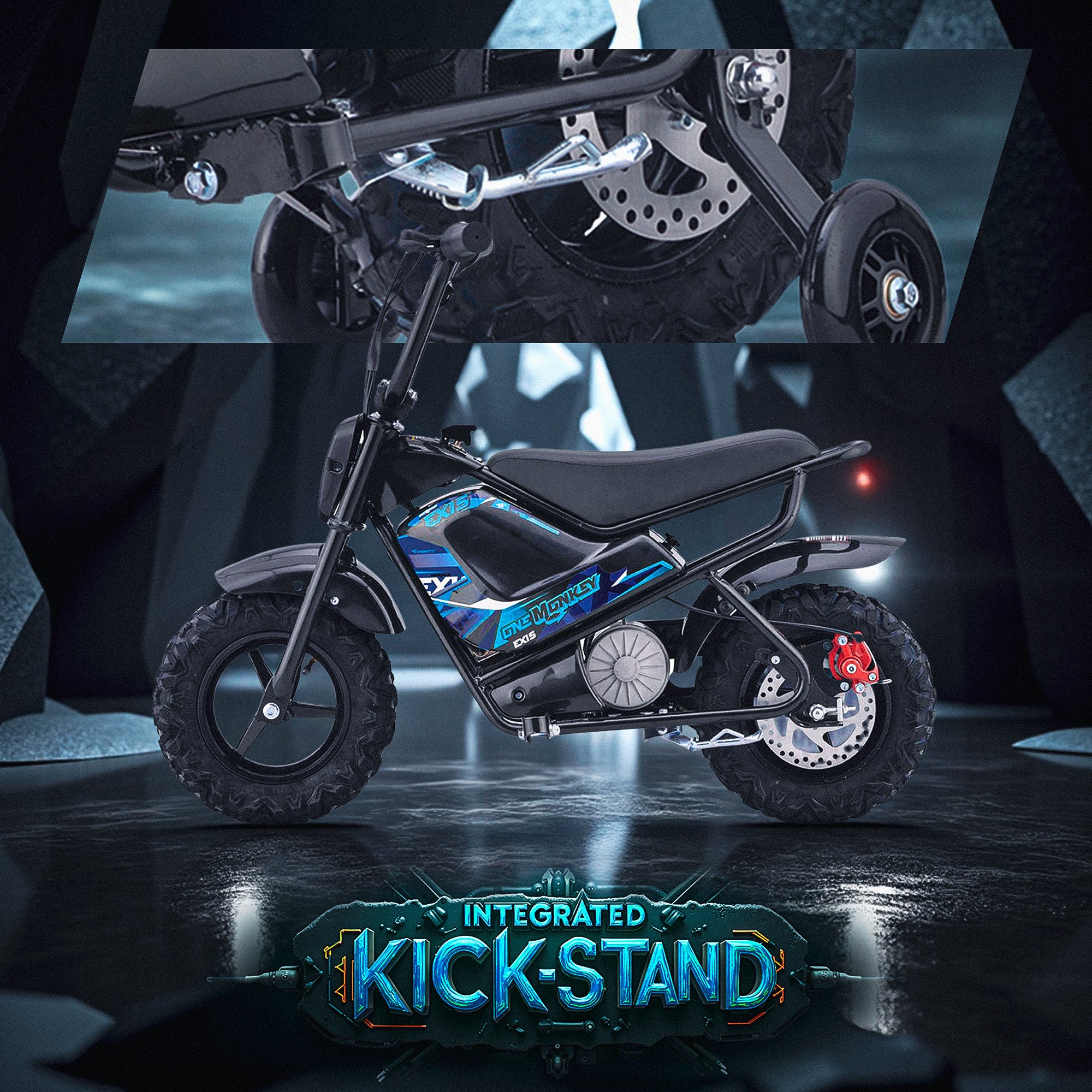 24V 250W Electric Kids Mini Monkey Motorbike |  OneMonkey™ EX1S