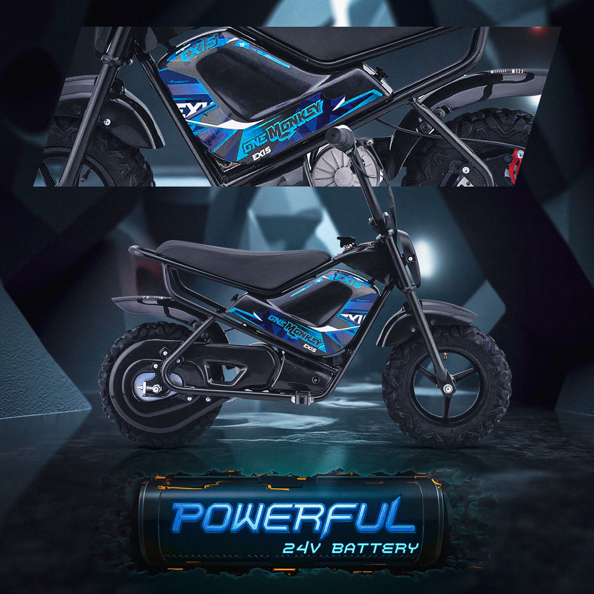 OneMonkey™ | EX1S | 250W | 24V | Electric Monkey Motorbike