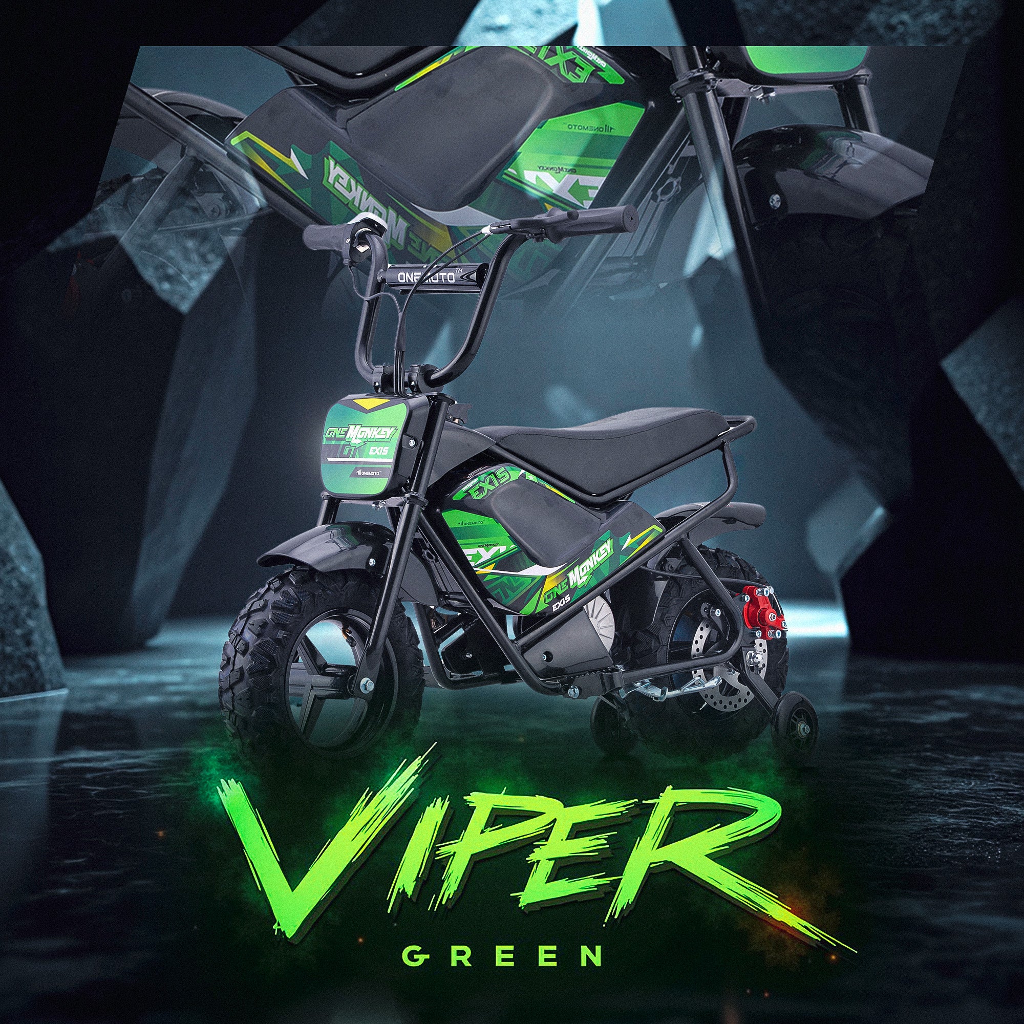 24V 250W Electric Kids Mini Monkey Motorbike |  OneMonkey™ EX1S