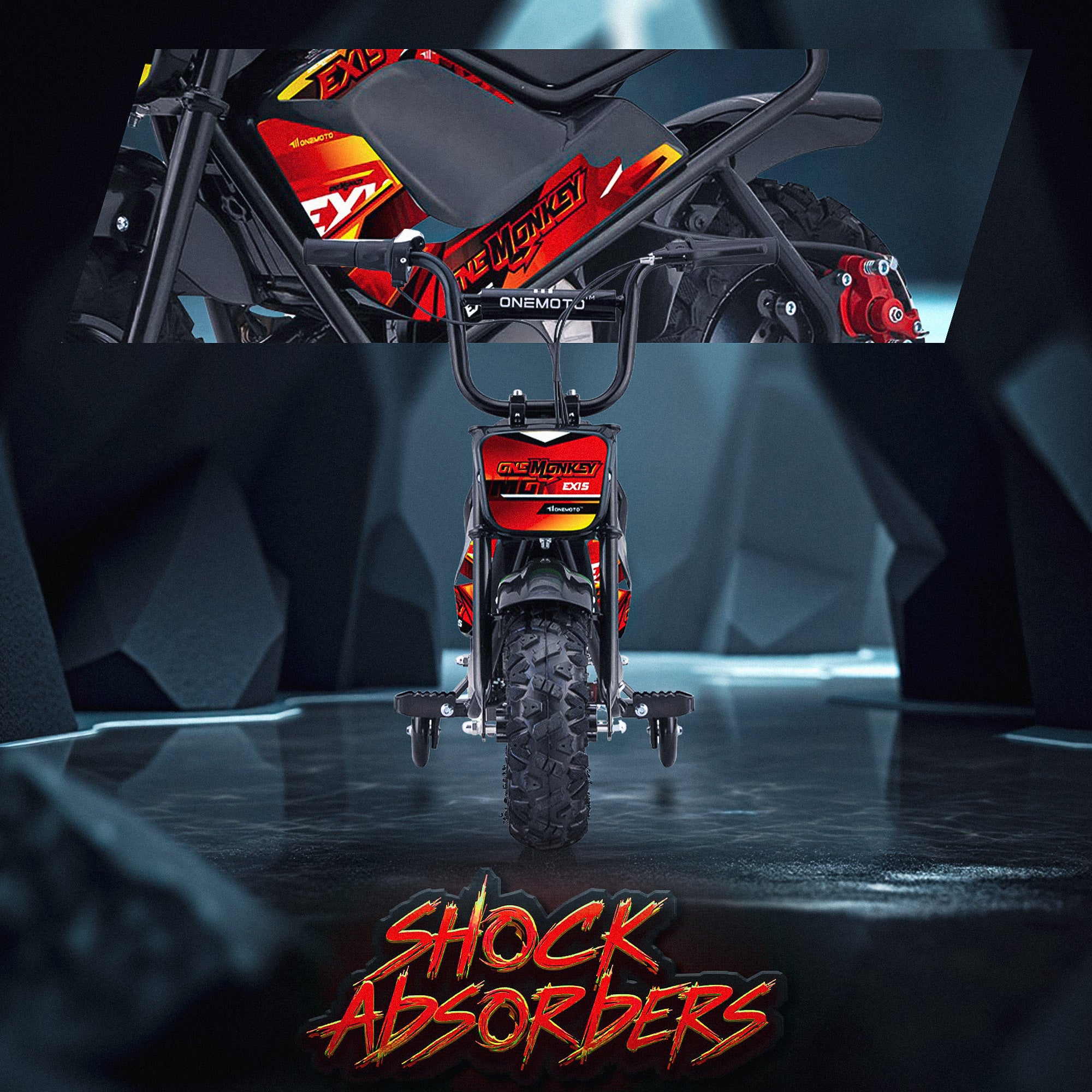 24V 250W Electric Kids Mini Monkey Motorbike |  OneMonkey™ EX1S