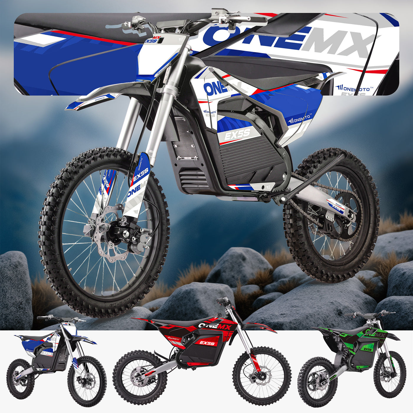3000W 5000W Peak Electric Dirt Bike For Teens OneMoto OneMX EX5S 3000w-5000w-peak-electric-dirt-bike-for-teens-onemoto-onemx-ex5s