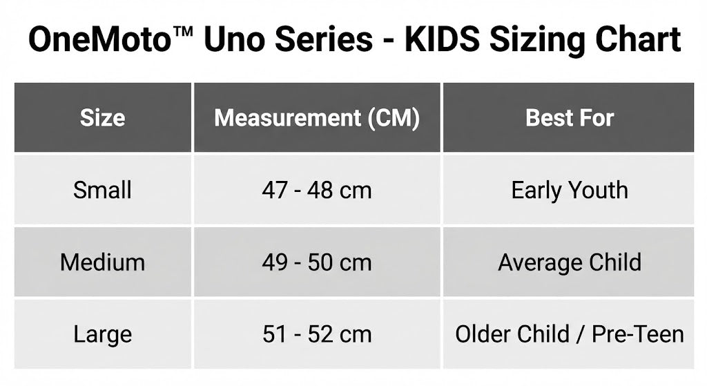 OneMoto Uno Series Helmet and Goggles Bundle - Kids Edition
