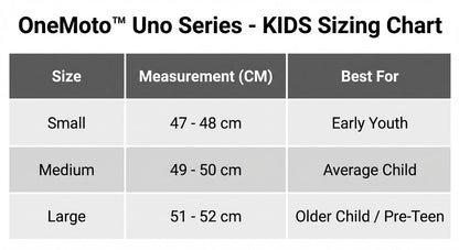 OneMoto Uno Series Helmet and Goggles Bundle - Kids Edition