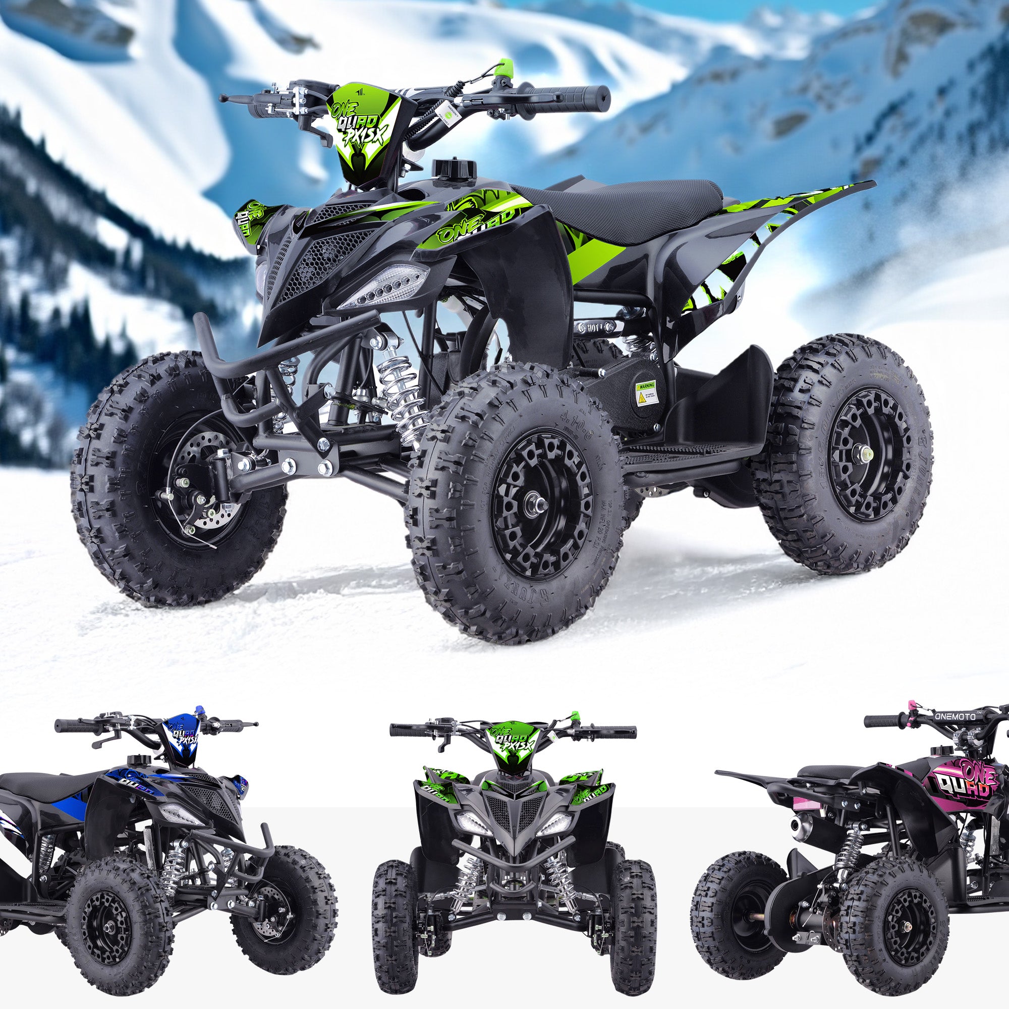 50CC OneQuad OneMoto PX1S 2 Stroke Petrol ATV Quad Bike for Teens RiiRoo