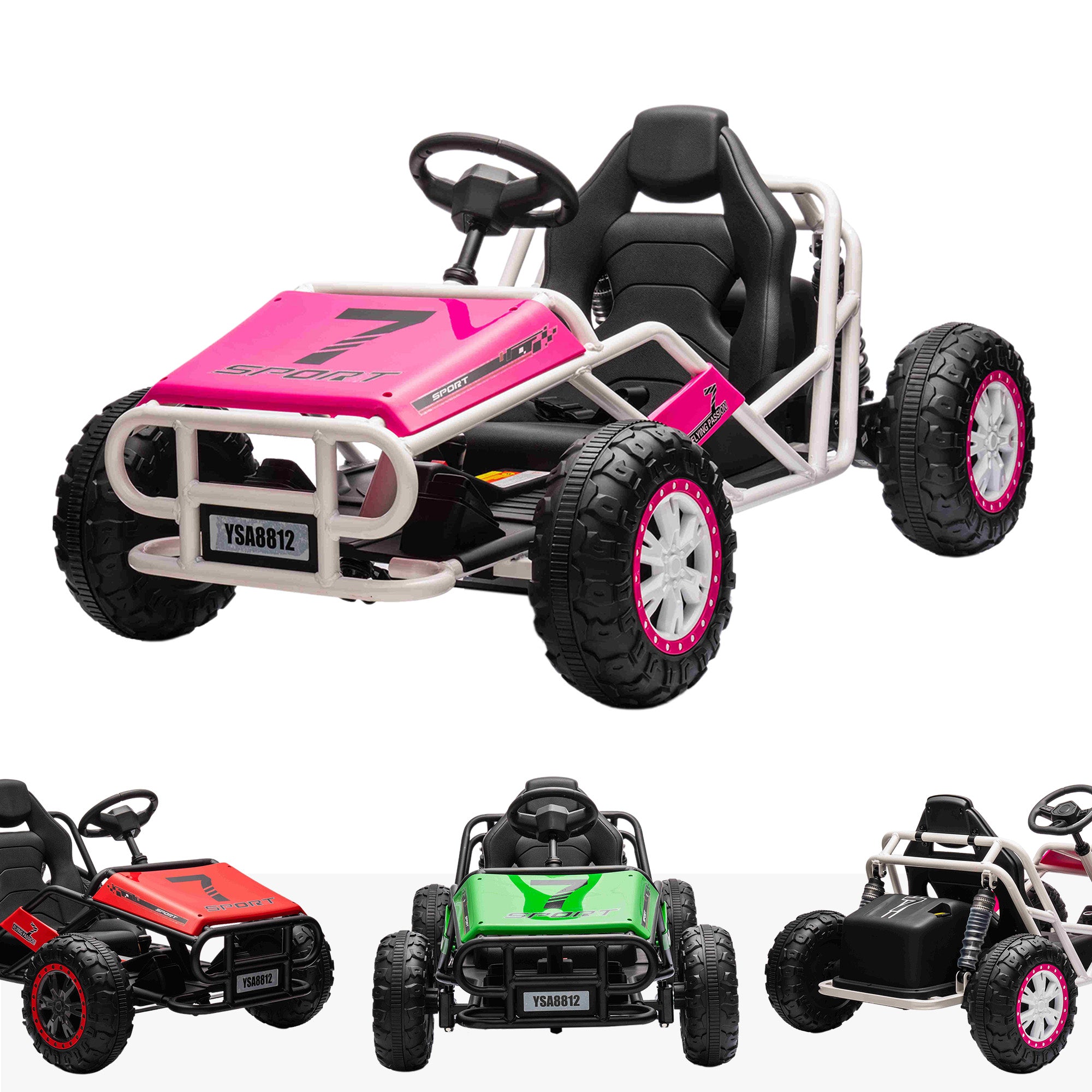 24V TurboTrek Electric Racing Go Kart -  DISPLAY MODEL