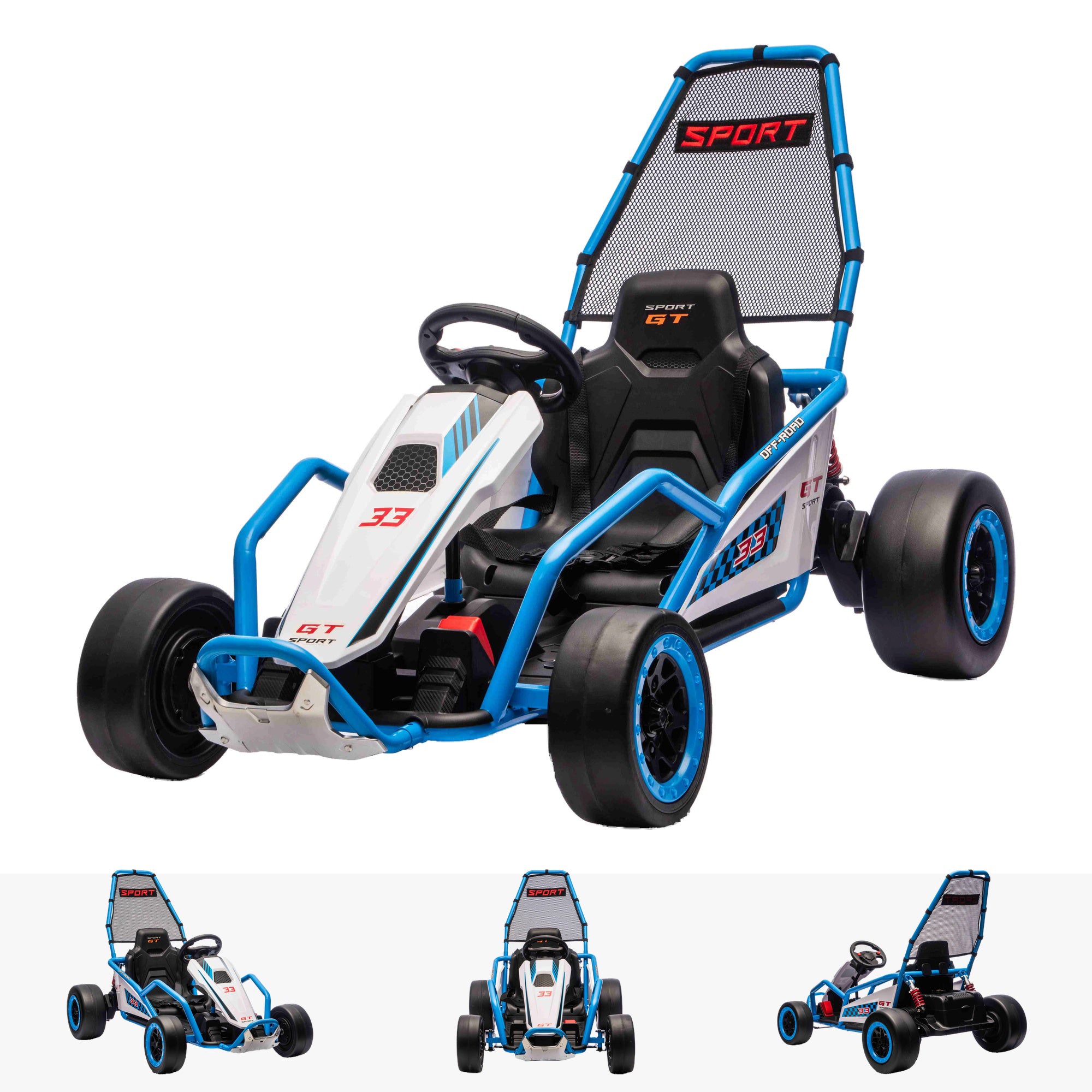 BlazeKart 24V Kids Electric Go Kart | RiiRoo Ride On