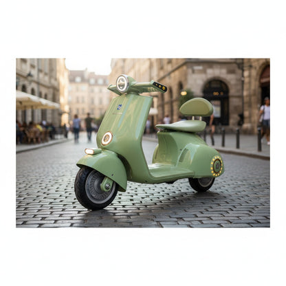 Retro Mod Cruiser 12v Kids RIde On Scooter