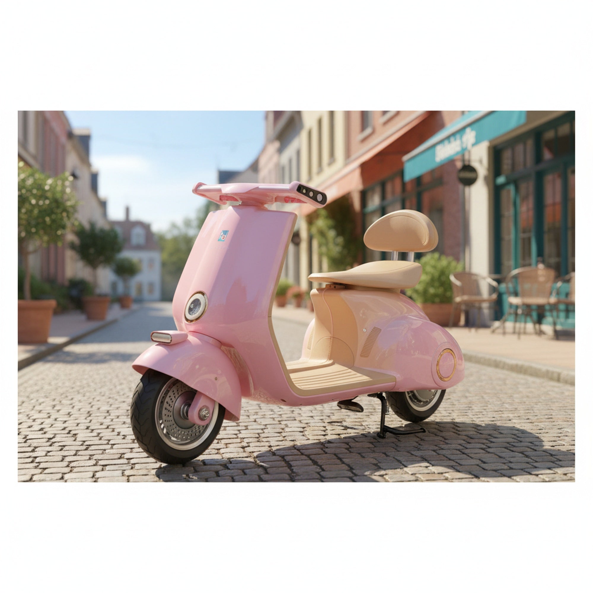 Retro Mod Cruiser 12v Kids RIde On Scooter