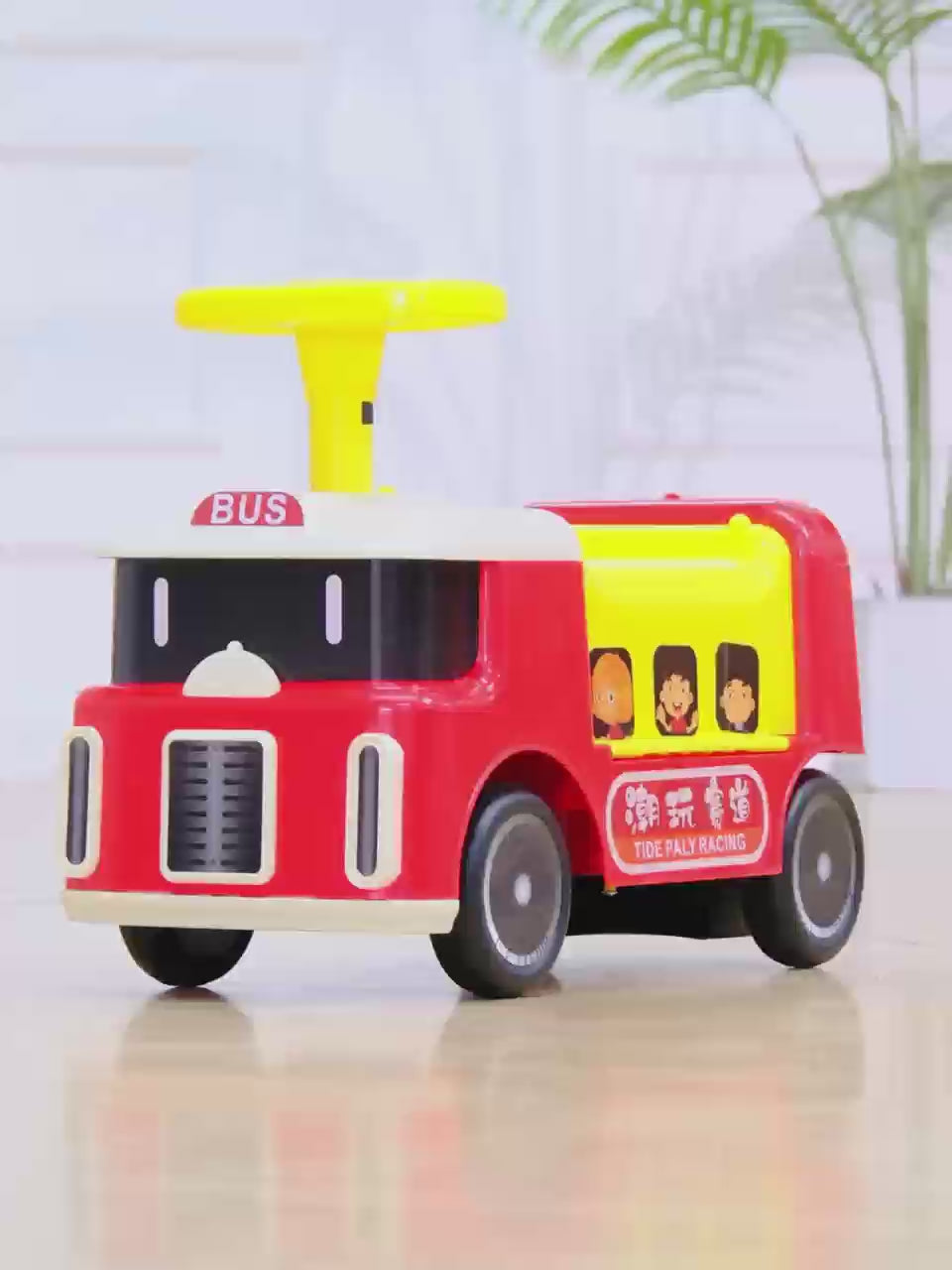 CityPlay Bus Push Along Ride On promotional video
