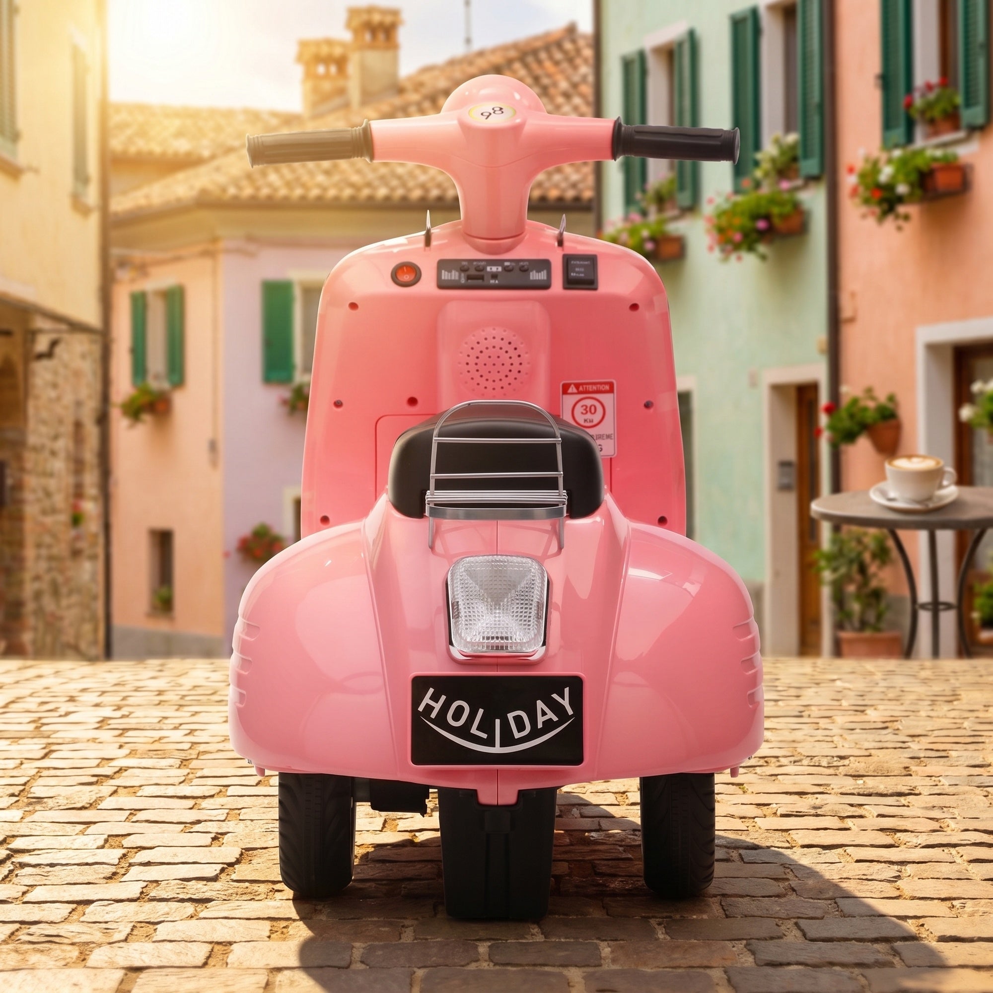 RiiRoo BellaScoot Electric Kids Ride-On Scooter 12V